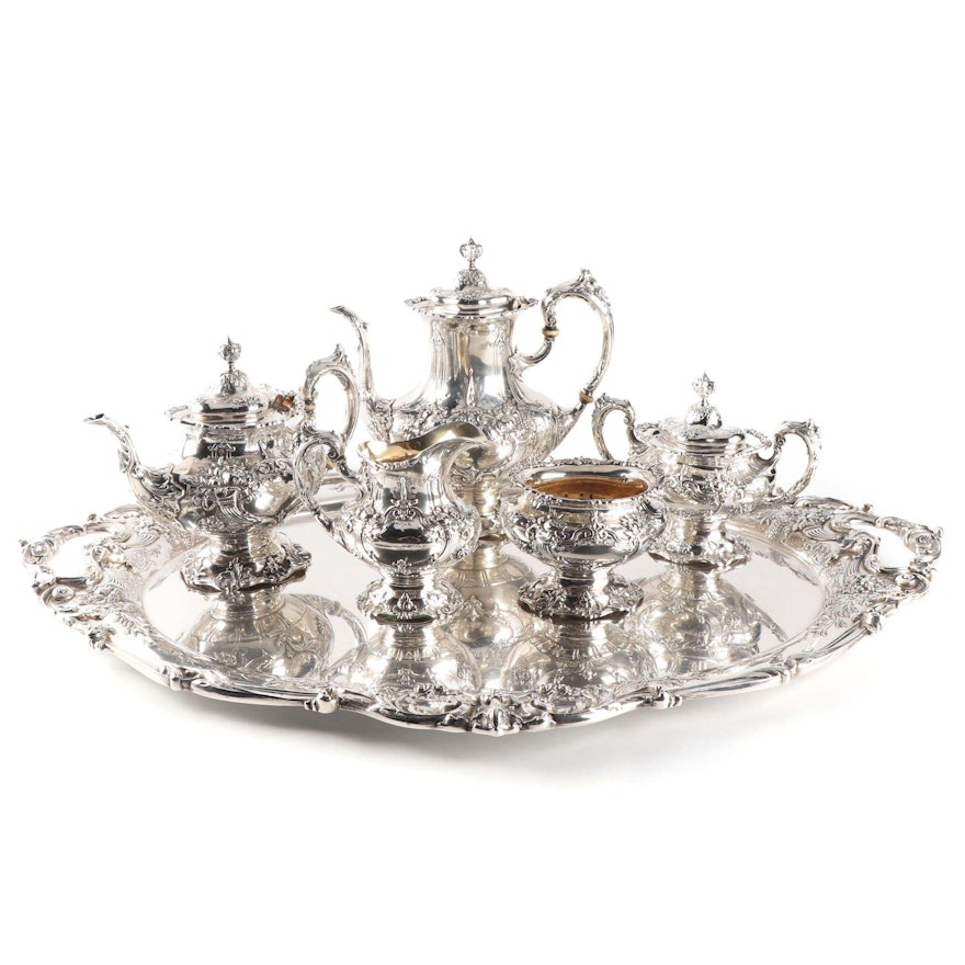 American Silver "Francis I" Six Piece Tea Service, Mark of Reed & Barton