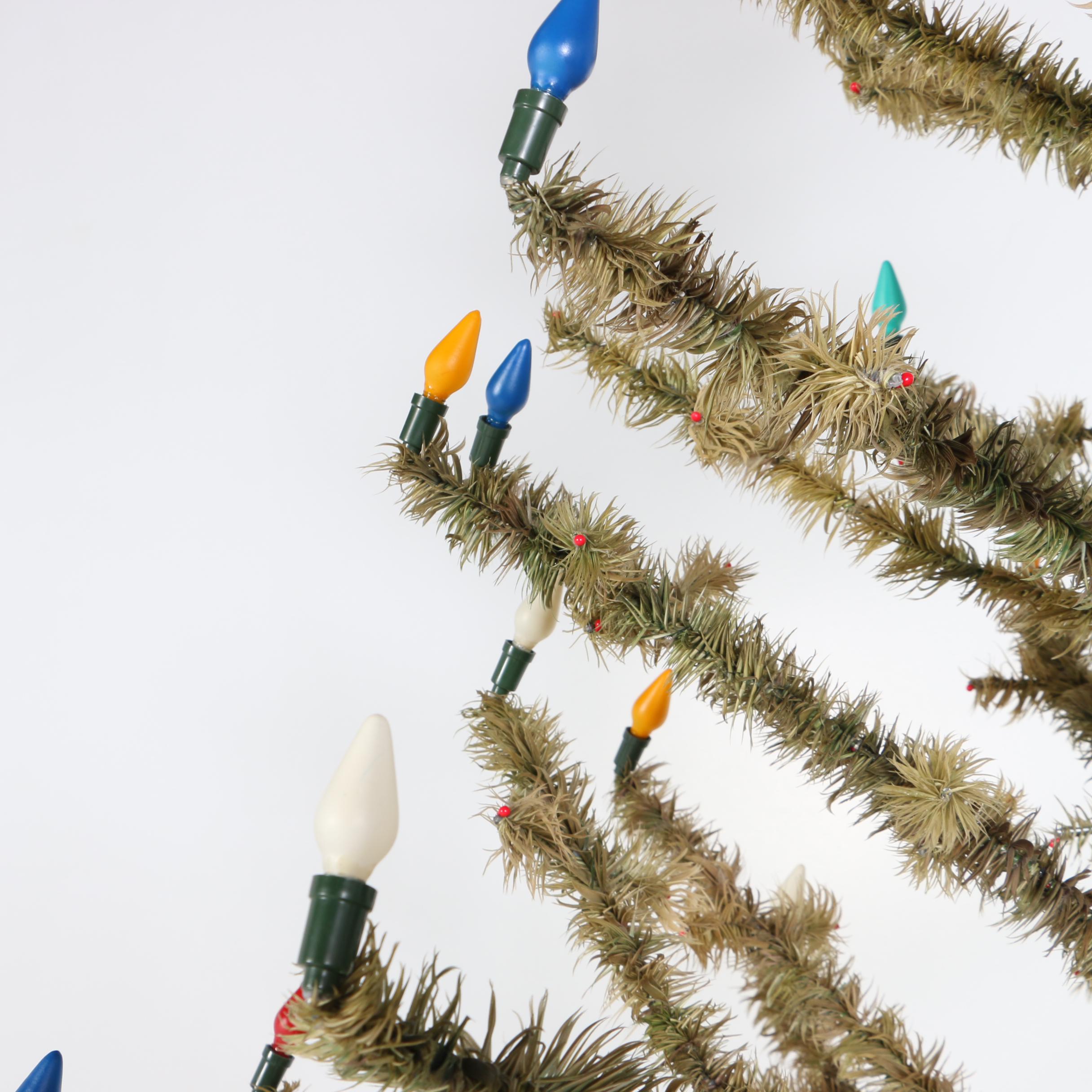 "Twins" Handmade 80" Feather Tree, Lighted