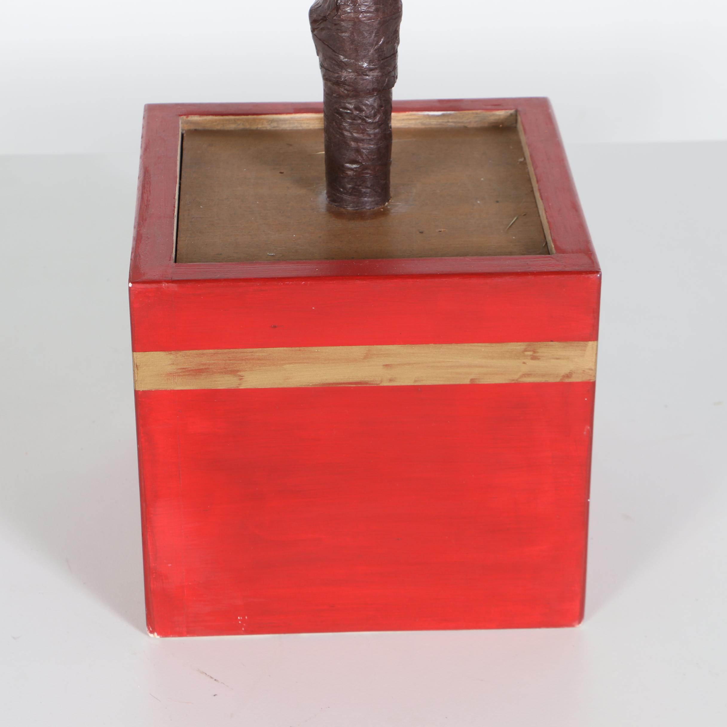 "Twins" Handmade 80" Feather Tree, Lighted