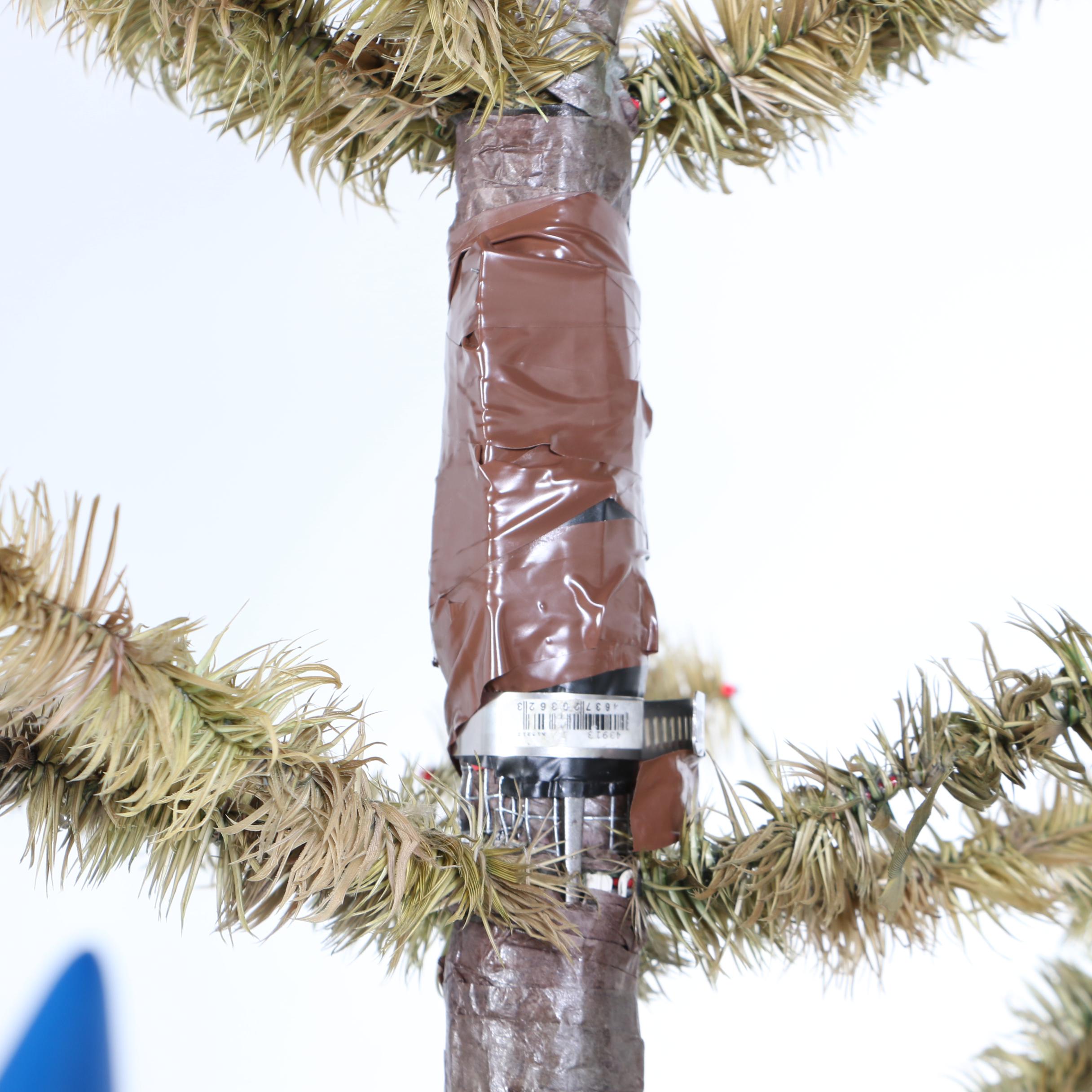 "Twins" Handmade 80" Feather Tree, Lighted