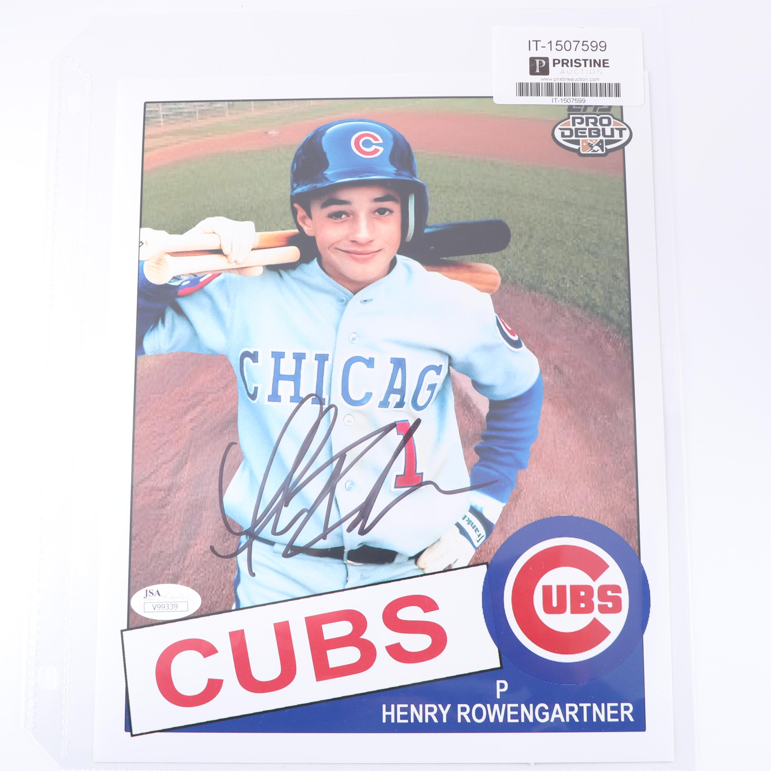 Thomas Ian Nicholas Autographed Digital Print From Film "Rookie of the Year"