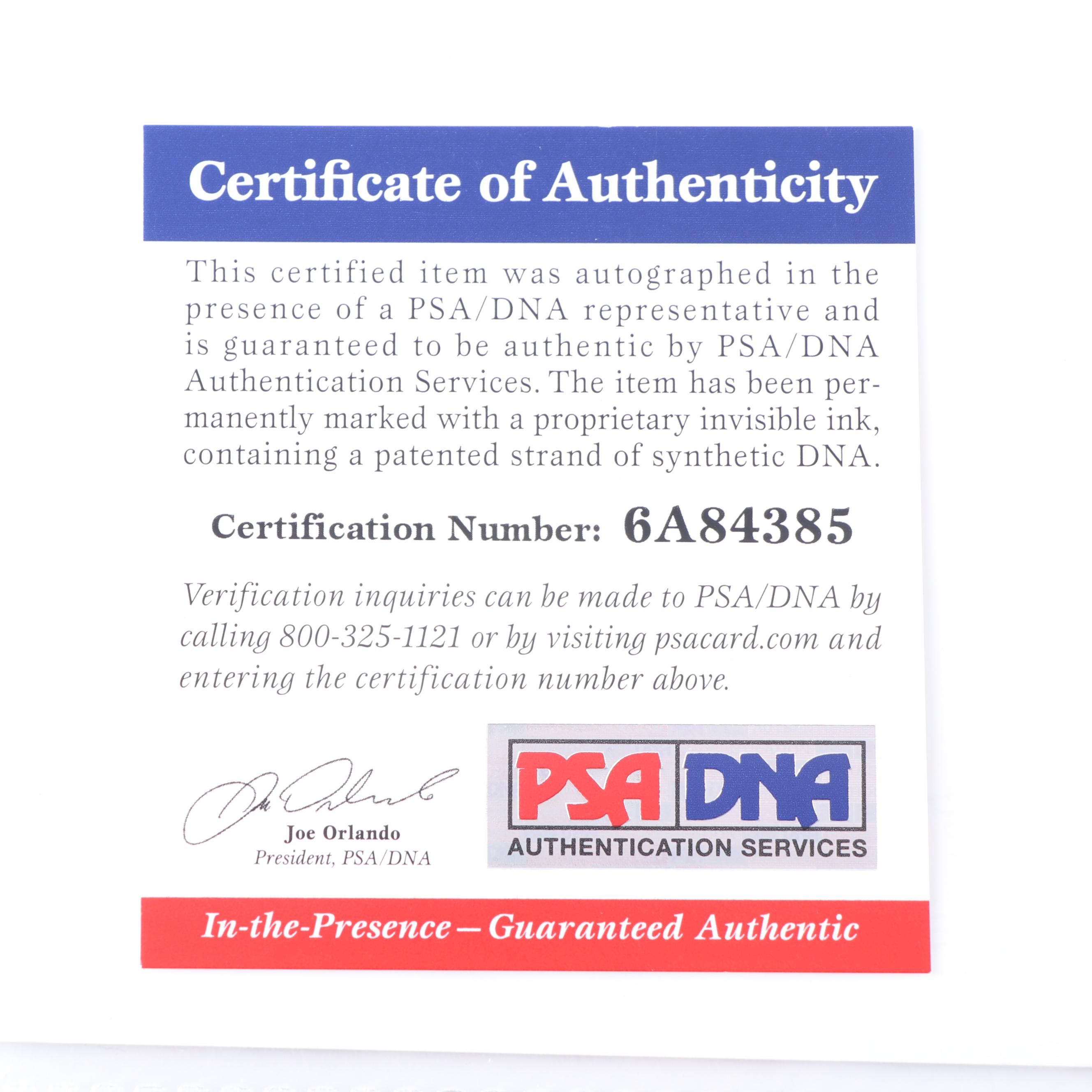 Magic Johnson Autographed Digital Print with Larry Bird - PSA/DNA COA