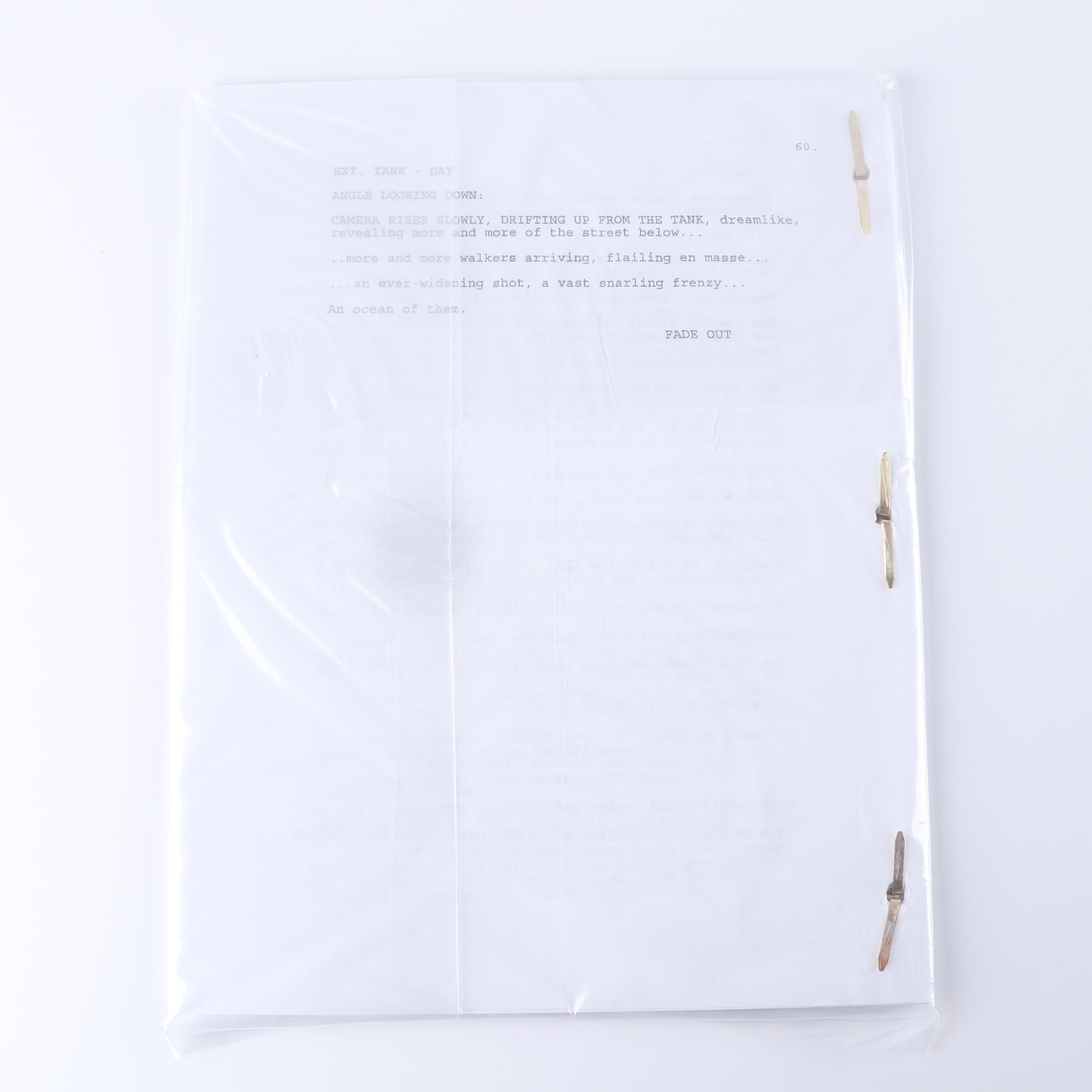 Norman Reedus Autographed "Walking Dead" Script - Beckett COA