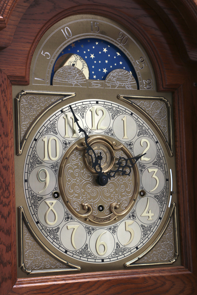 Ridgeway Grandfather Clock Curio Cabinet