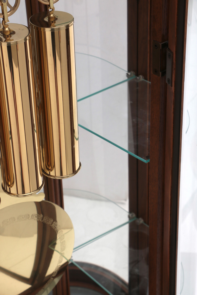 Ridgeway Grandfather Clock Curio Cabinet