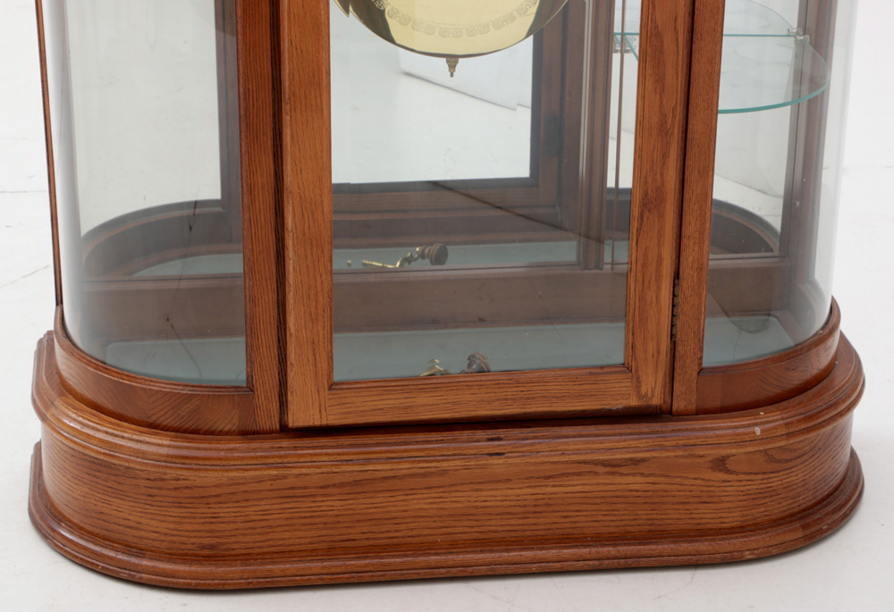 Ridgeway Grandfather Clock Curio Cabinet