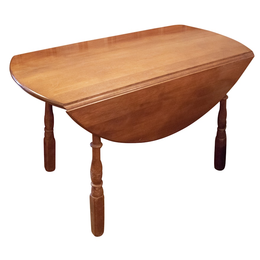 Maple Drop Leaf Dining Table, 20th Century