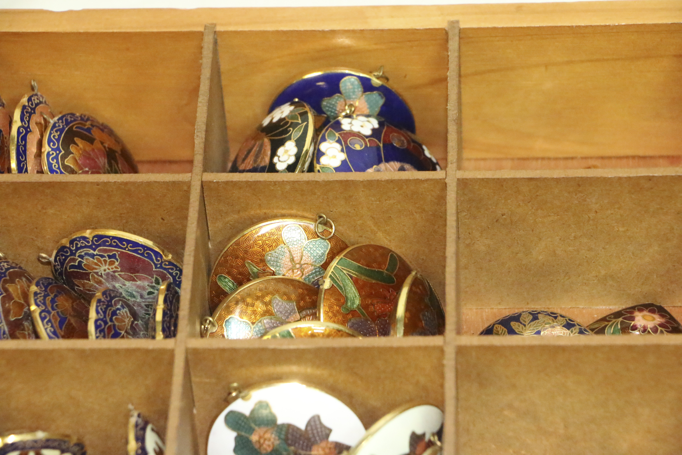 Cloisonne Pendant Charms and Beads