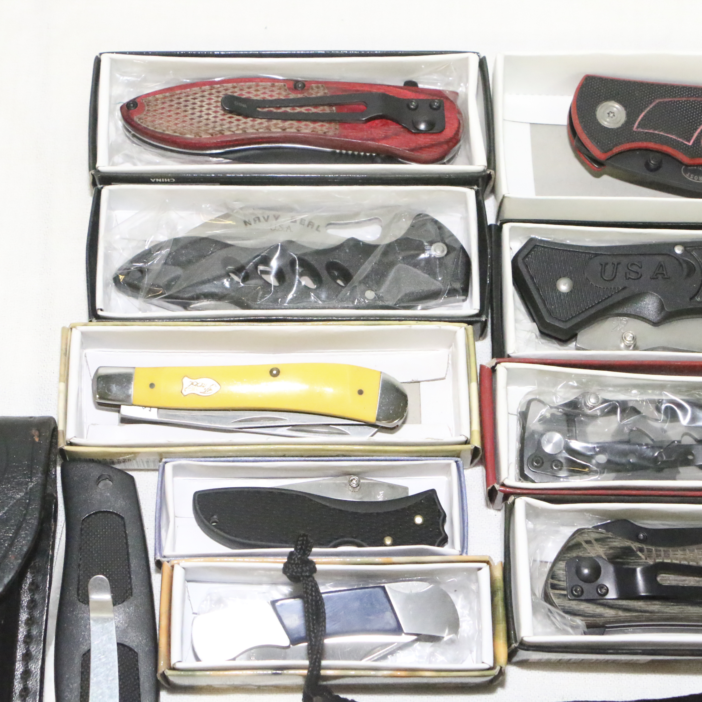 Folding Knives, including Frost Cutlery and SOG