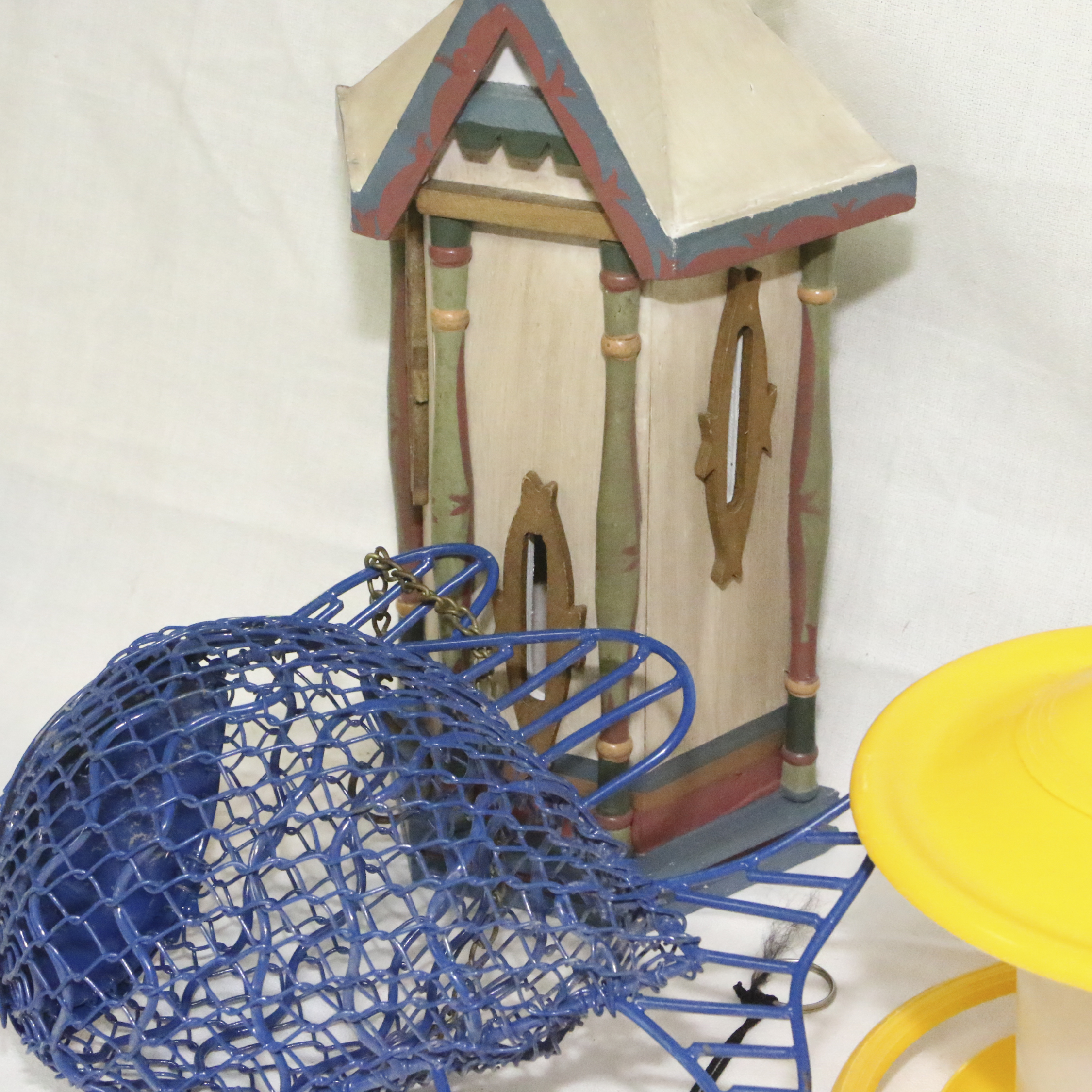 Bird Feeders, Fish Feeder, Bird and Butterfly Houses and Wind Chimes