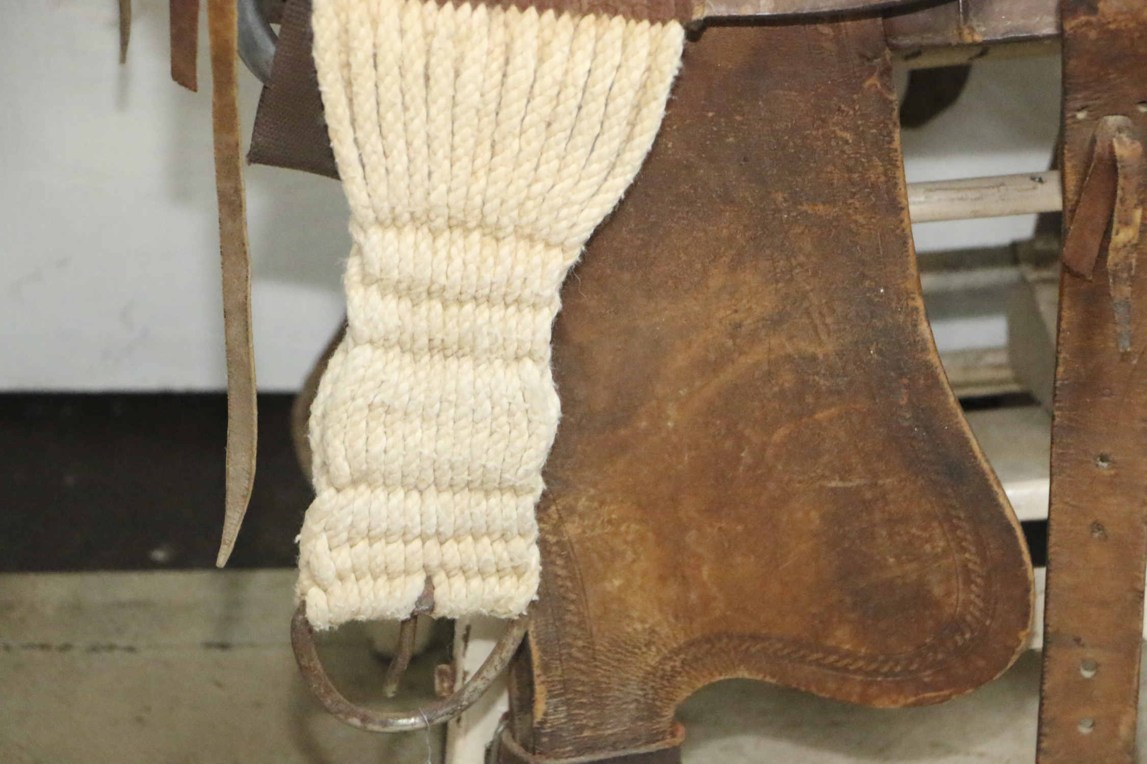 Leather All Purpose Riding Saddle, Mid/Late 20th Century