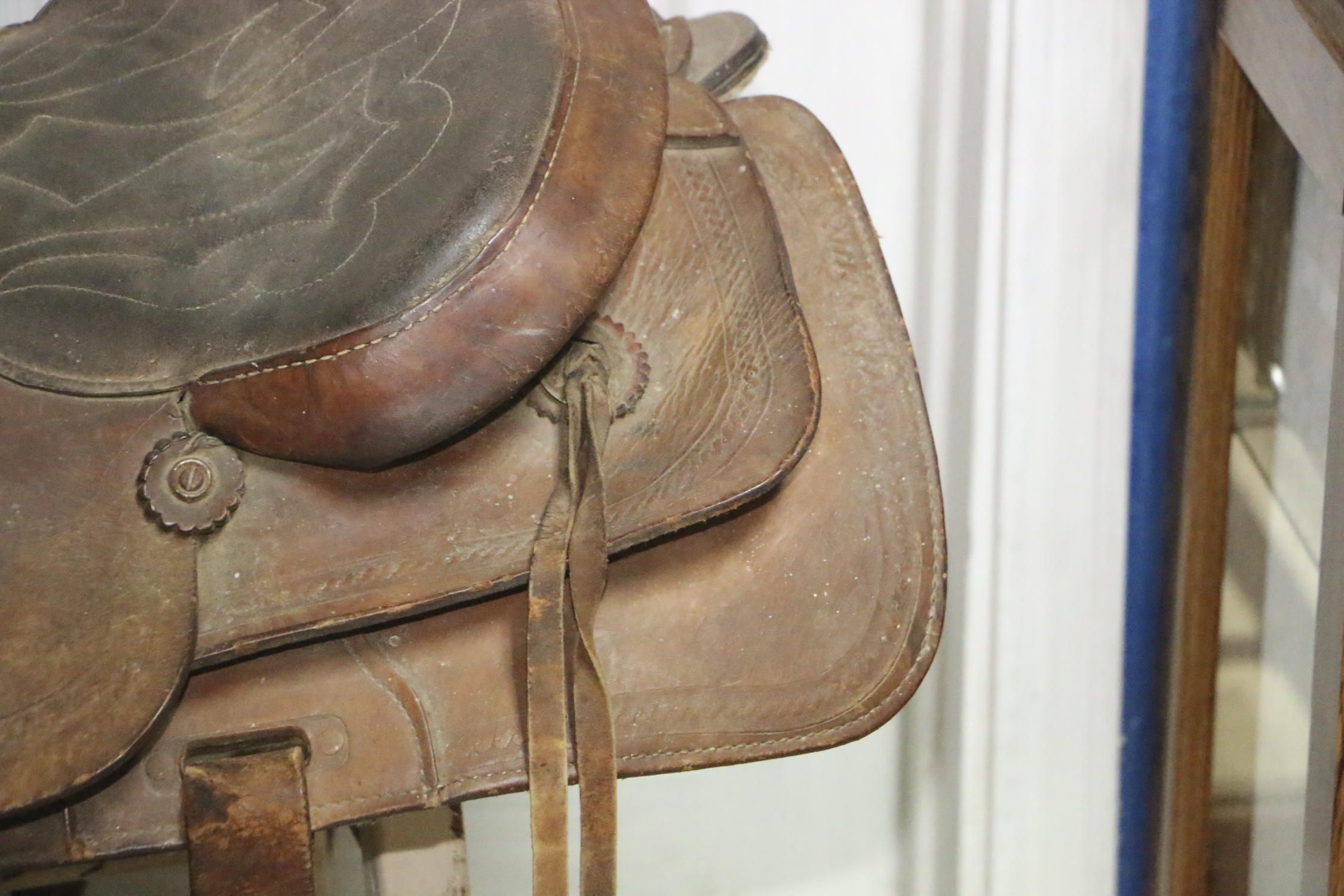 Leather All Purpose Riding Saddle, Mid/Late 20th Century