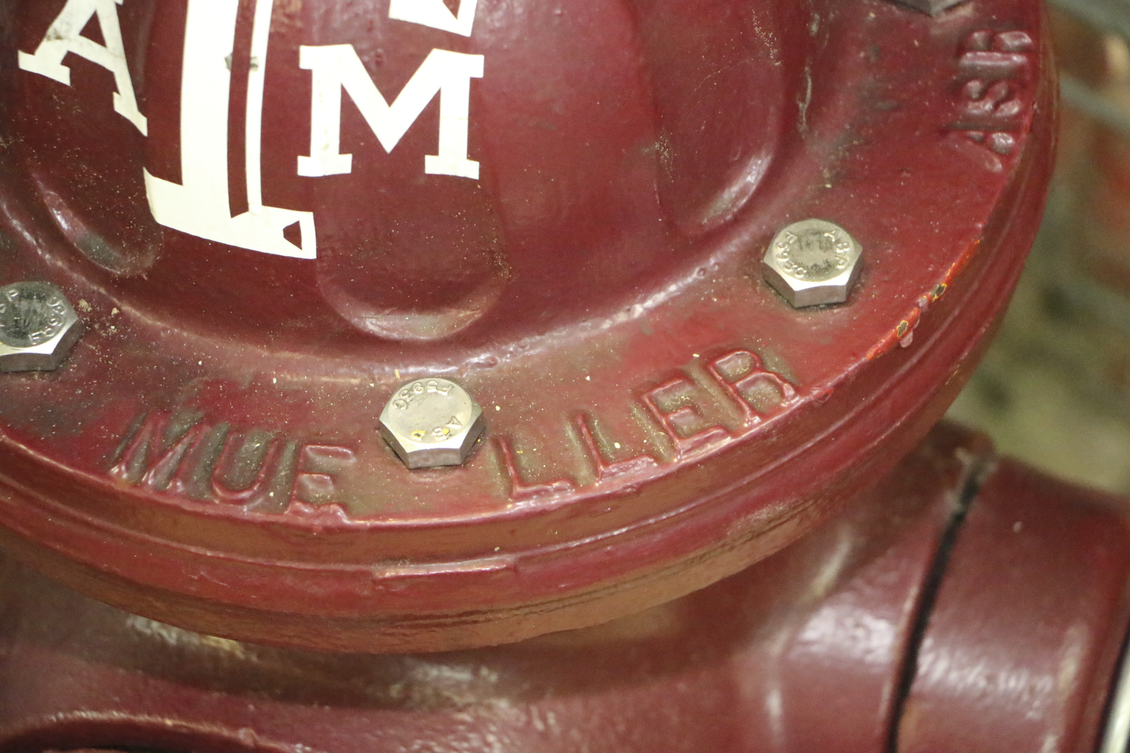 Texas A&M Painted Fire Hydrant