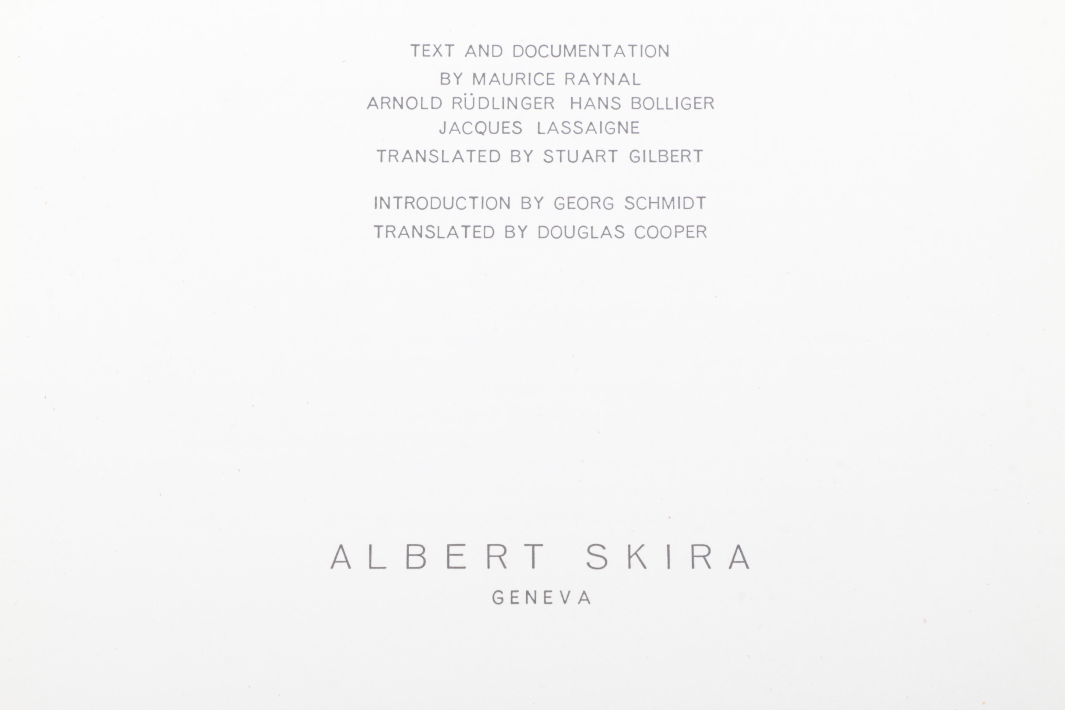 Two 1950 Volumes of "The History of Modern Painting" by Albert Skira