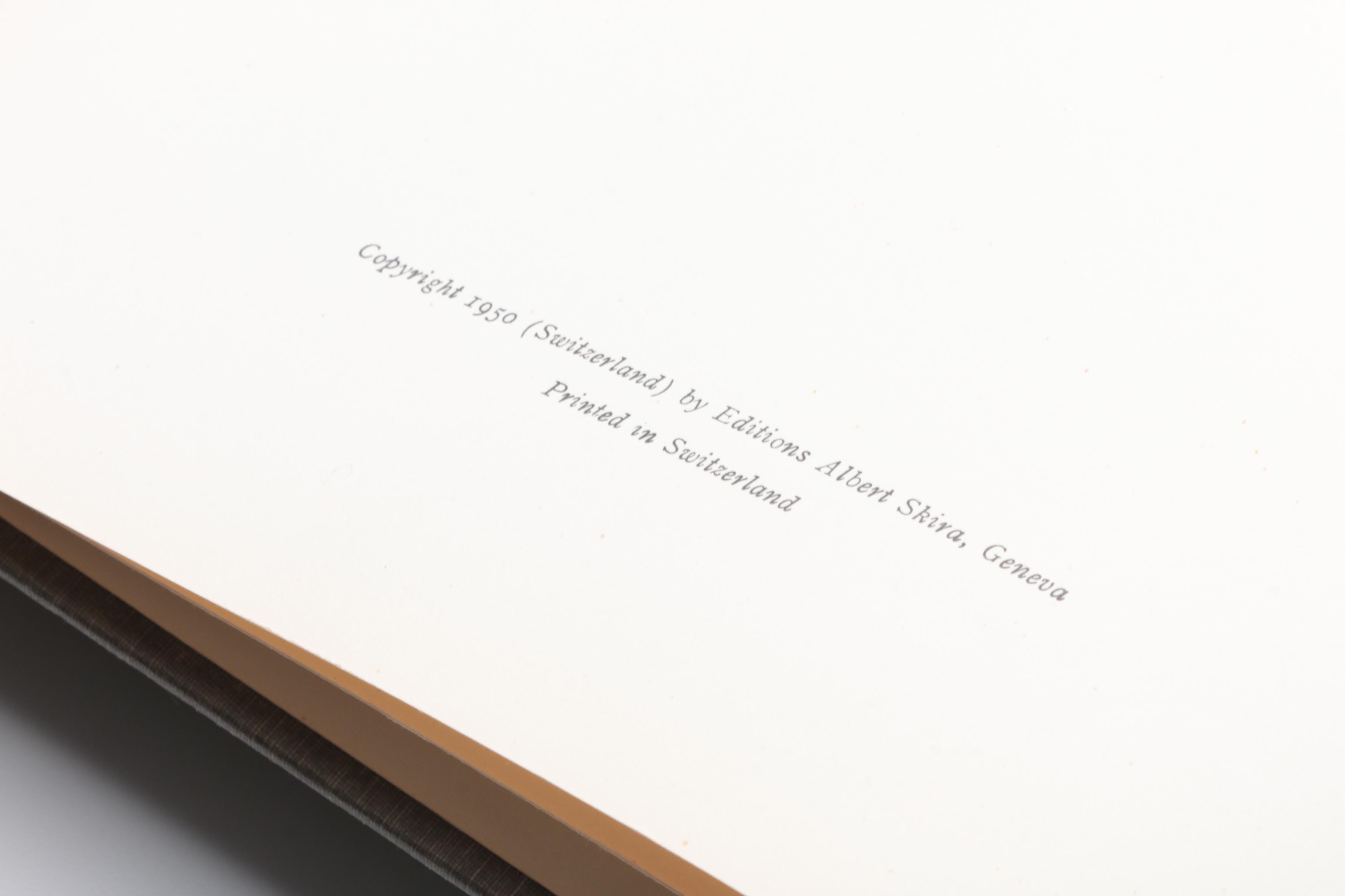 Two 1950 Volumes of "The History of Modern Painting" by Albert Skira