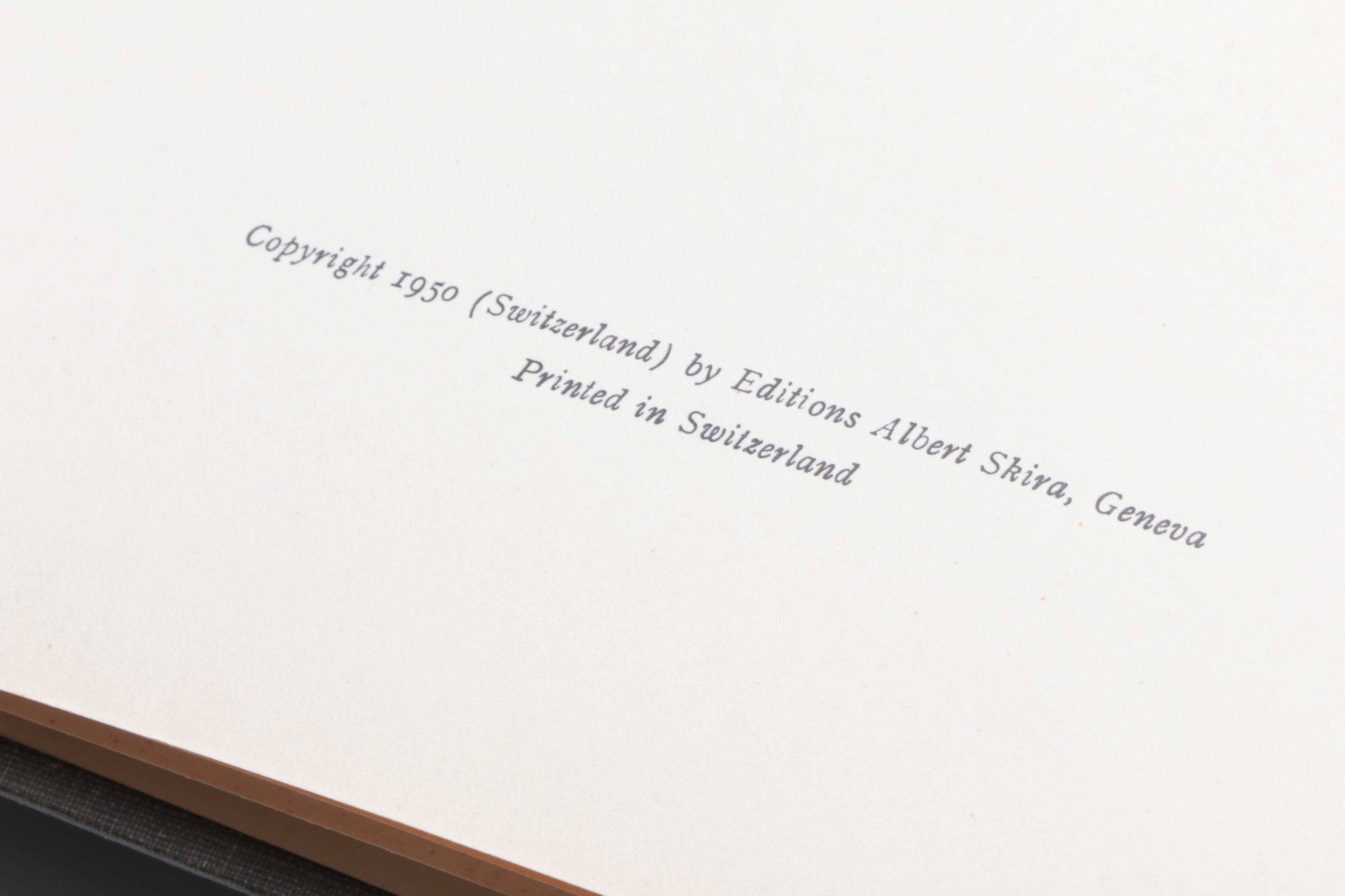 Two 1950 Volumes of "The History of Modern Painting" by Albert Skira