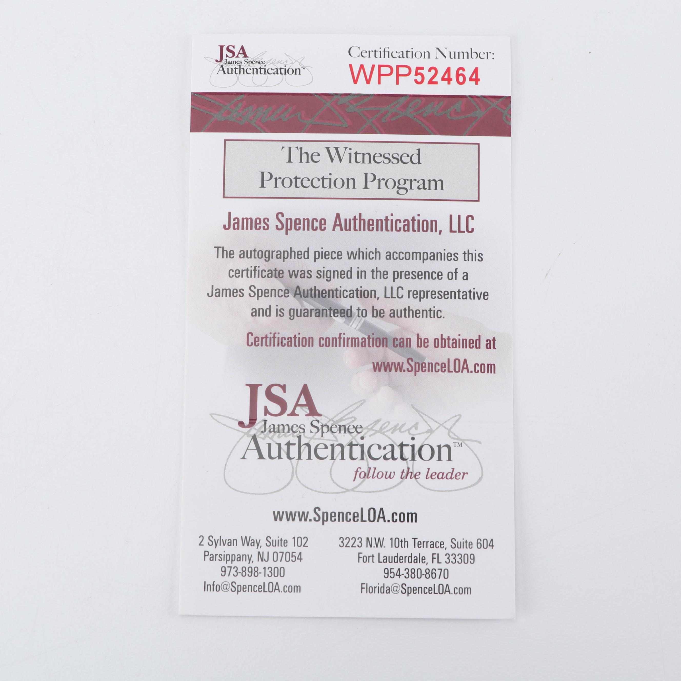 Leighton Vander Esch Autographed Jersey - JSA COA