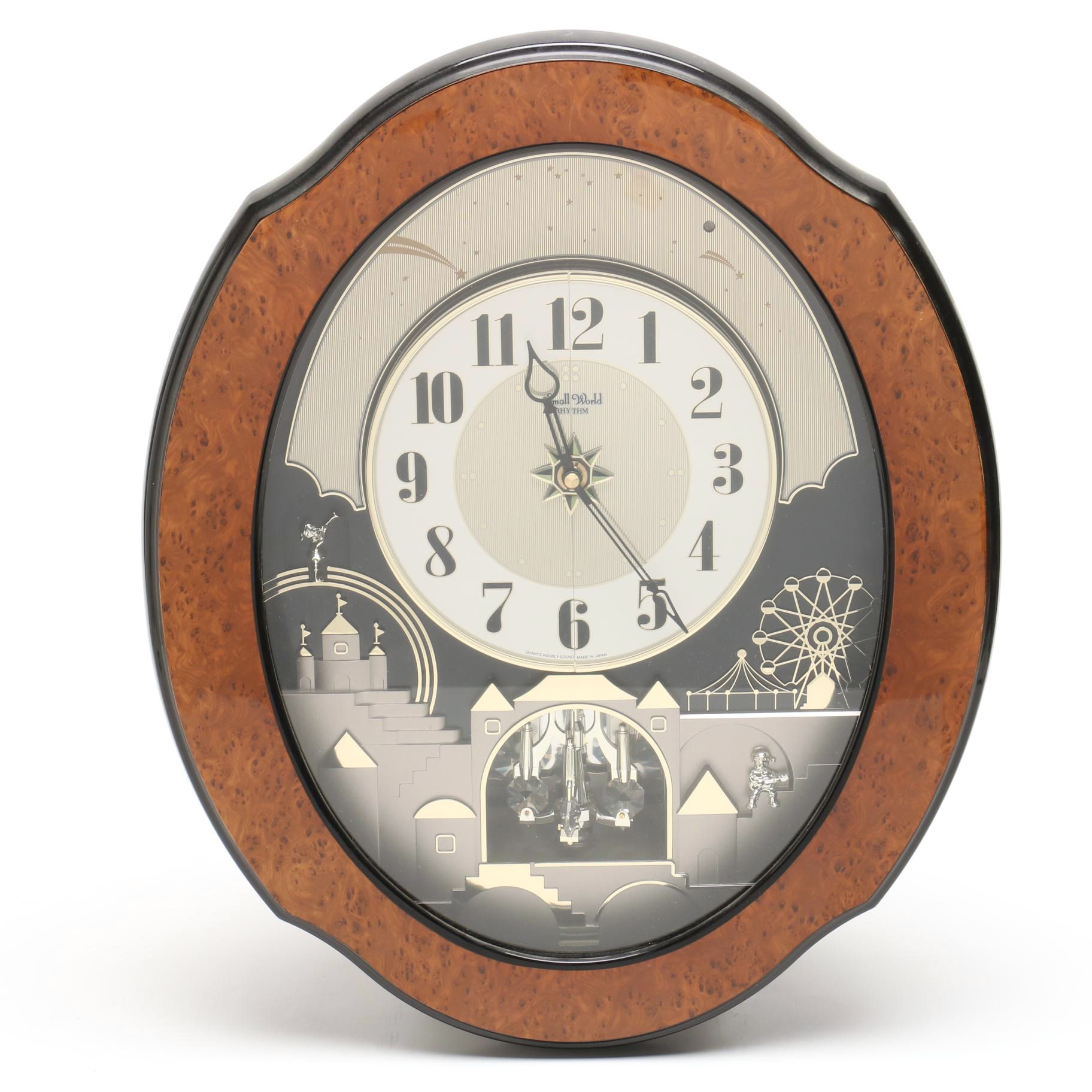 Rhythm "Small World" Musical Wall Clock