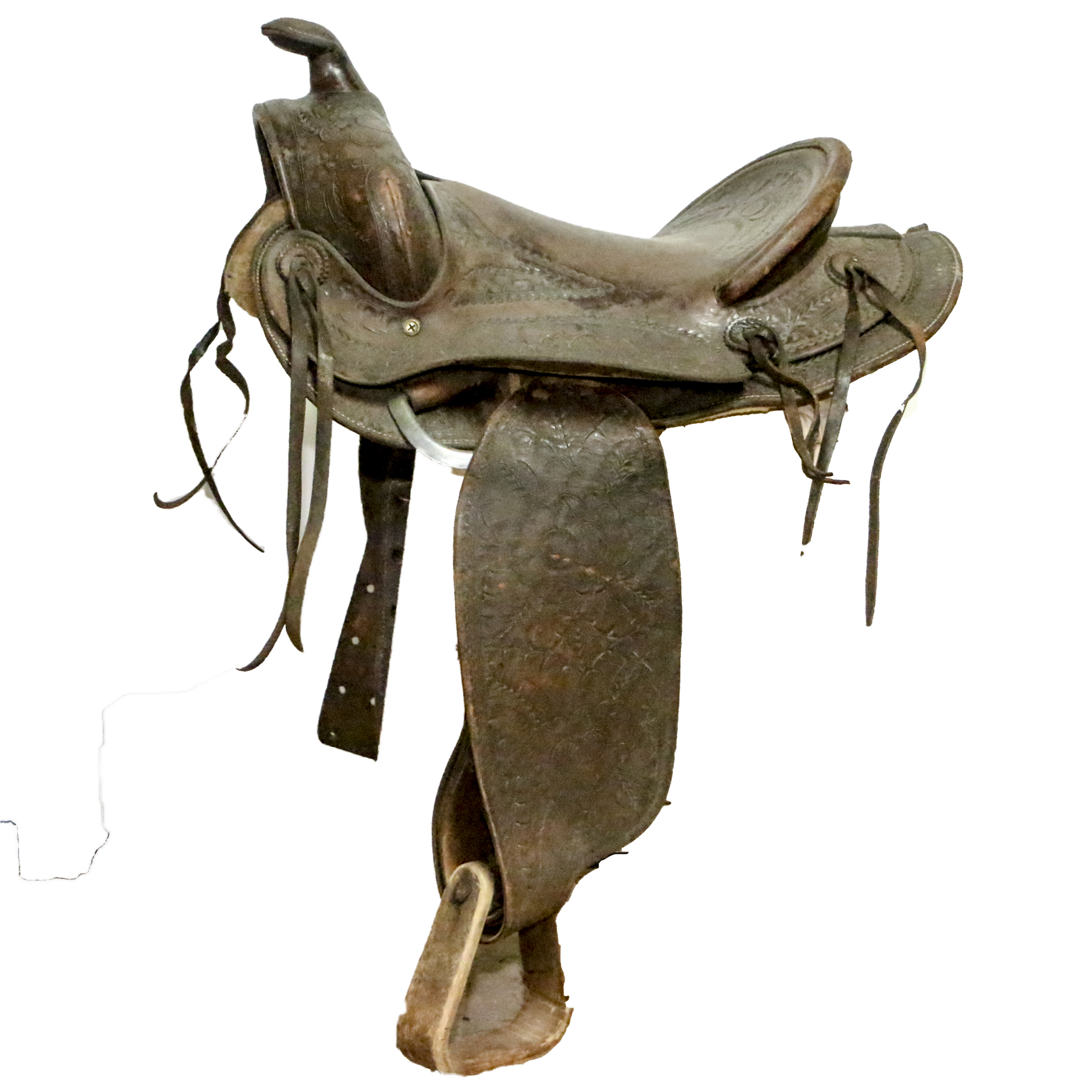 Leather All Purpose Riding Saddle, Mid/Late 20th Century