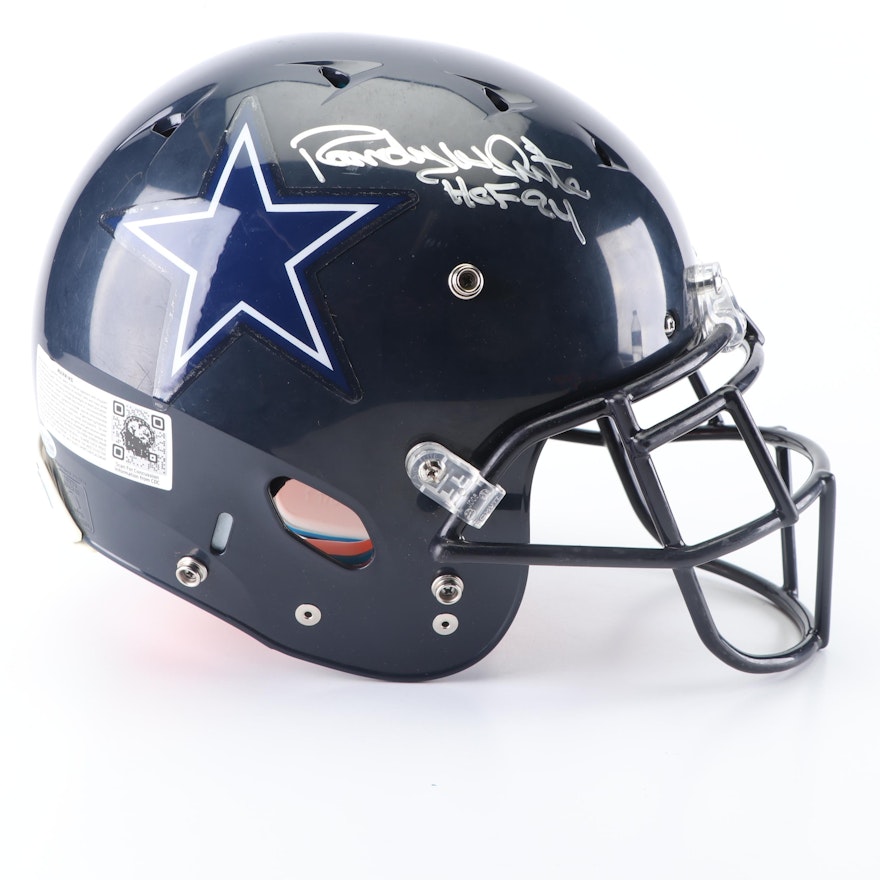 Randy White Autographed Dallas Cowboys Replica Full Size Helmet - Beckett COA