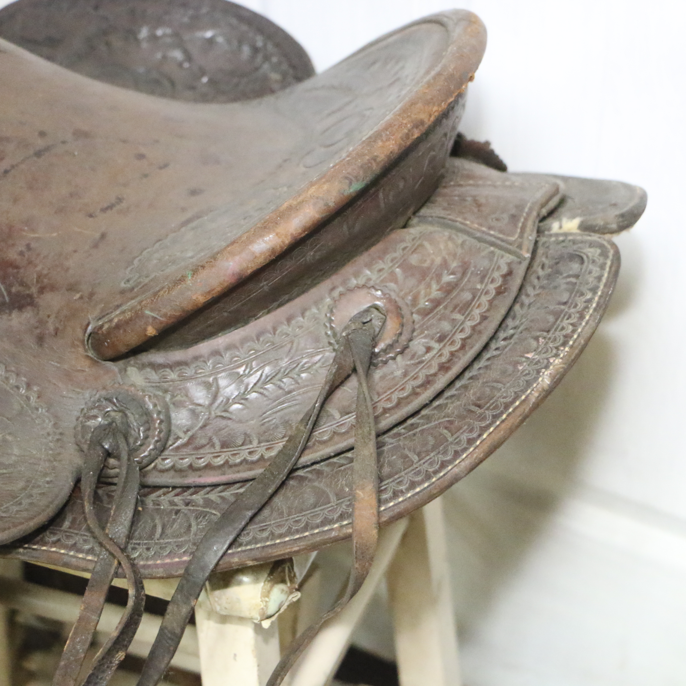 Leather All Purpose Riding Saddle, Mid/Late 20th Century
