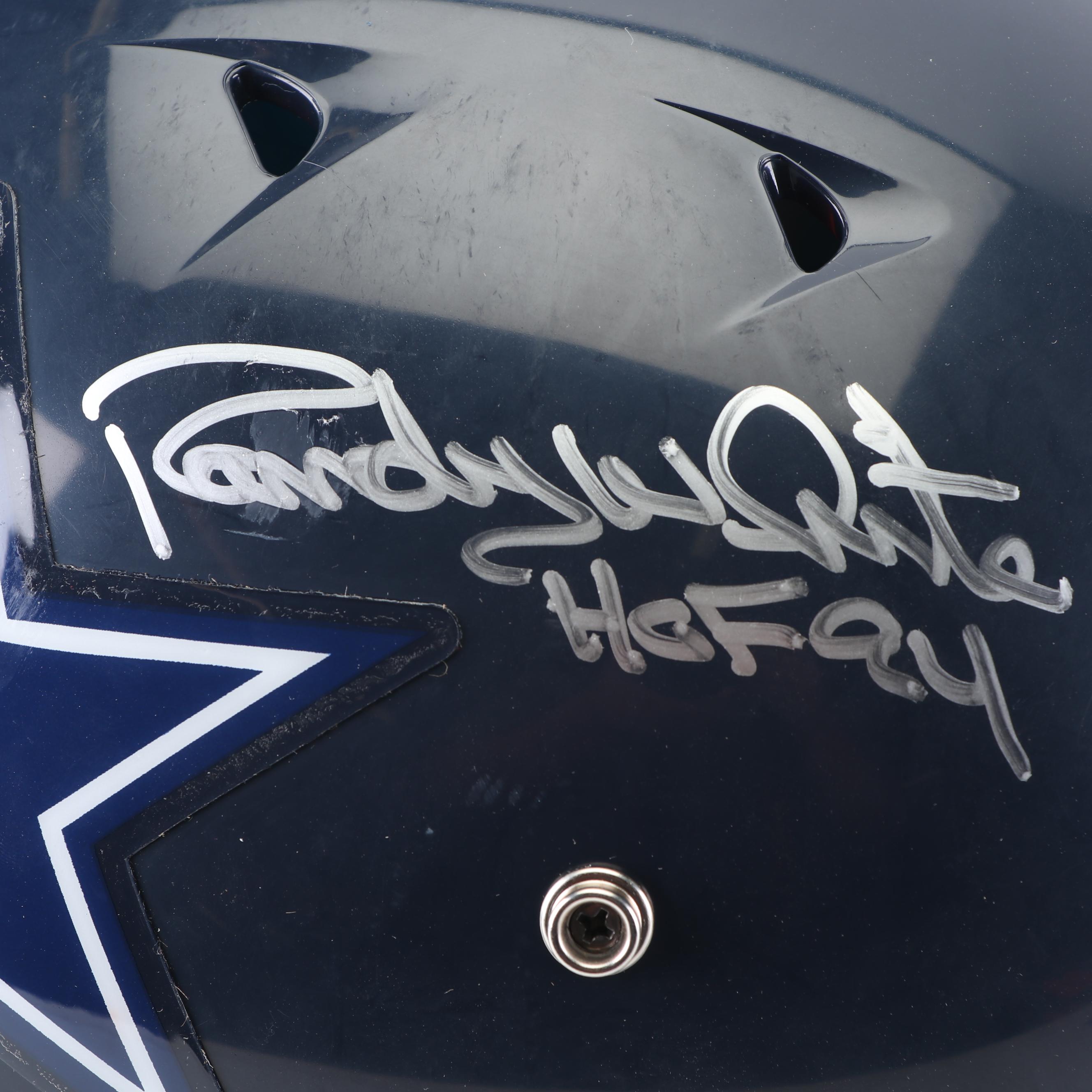 Randy White Autographed Dallas Cowboys Replica Full Size Helmet - Beckett COA