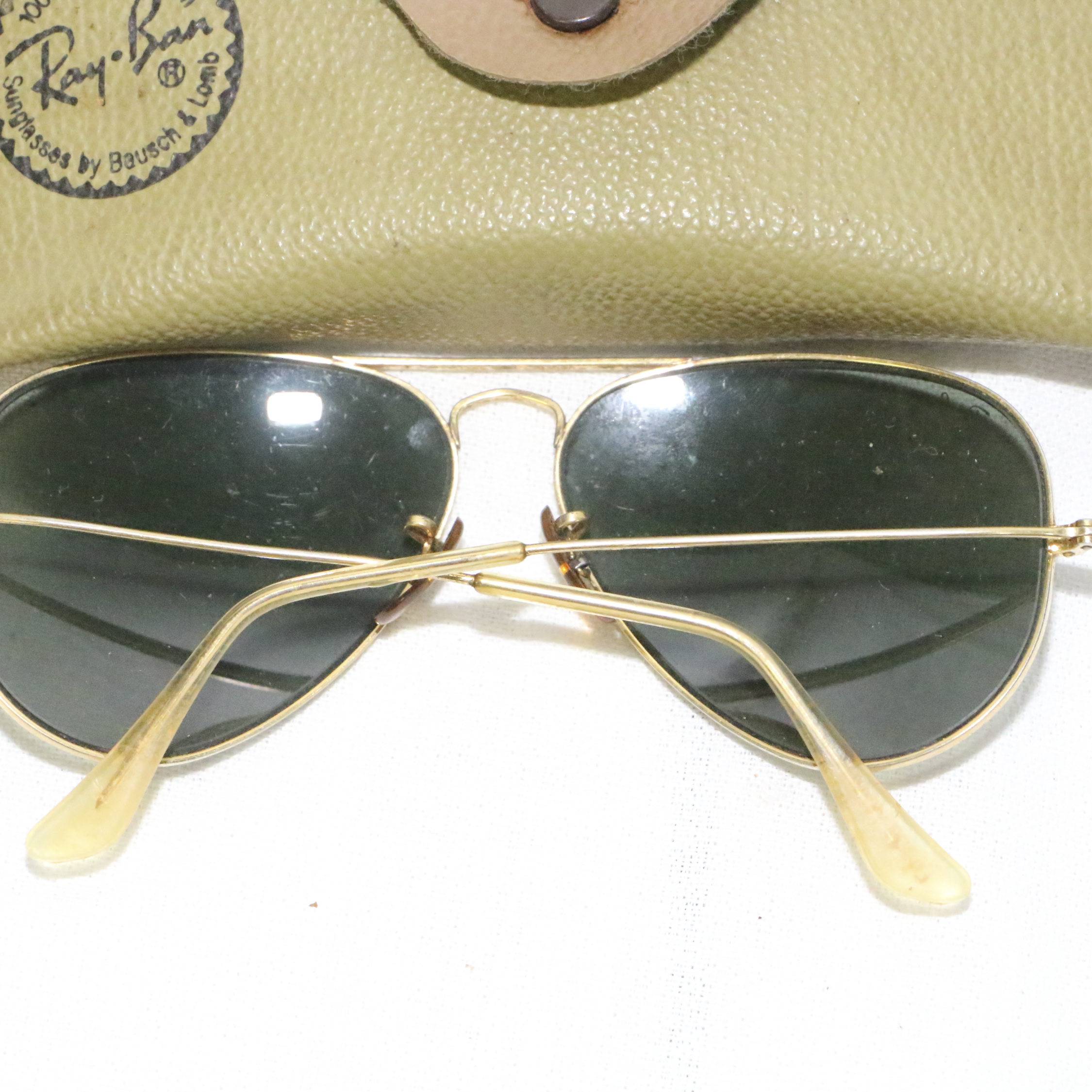 Vintage Ray-Ban Aviator Sunglasses with Case