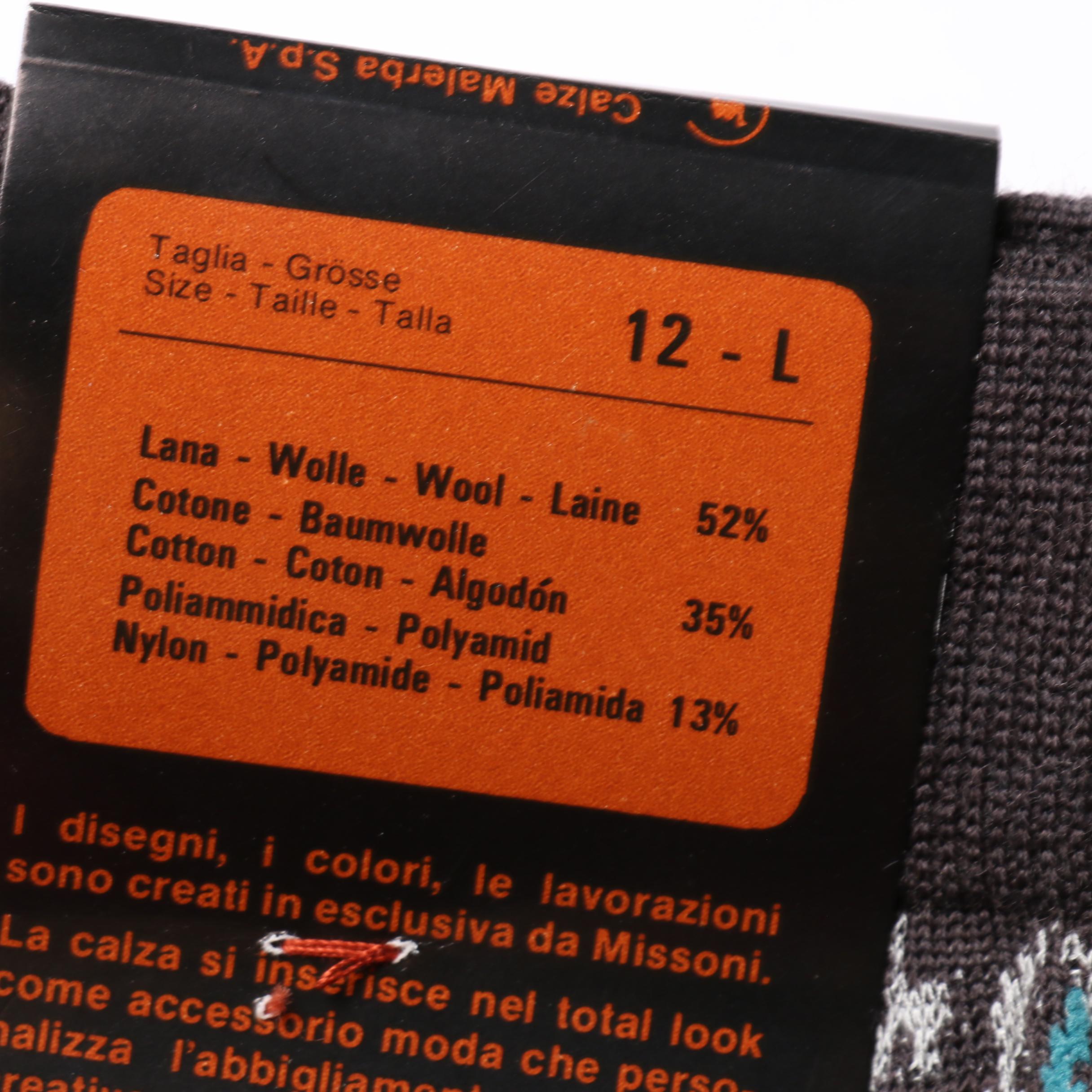 Men's Missoni Italian Designer Socks