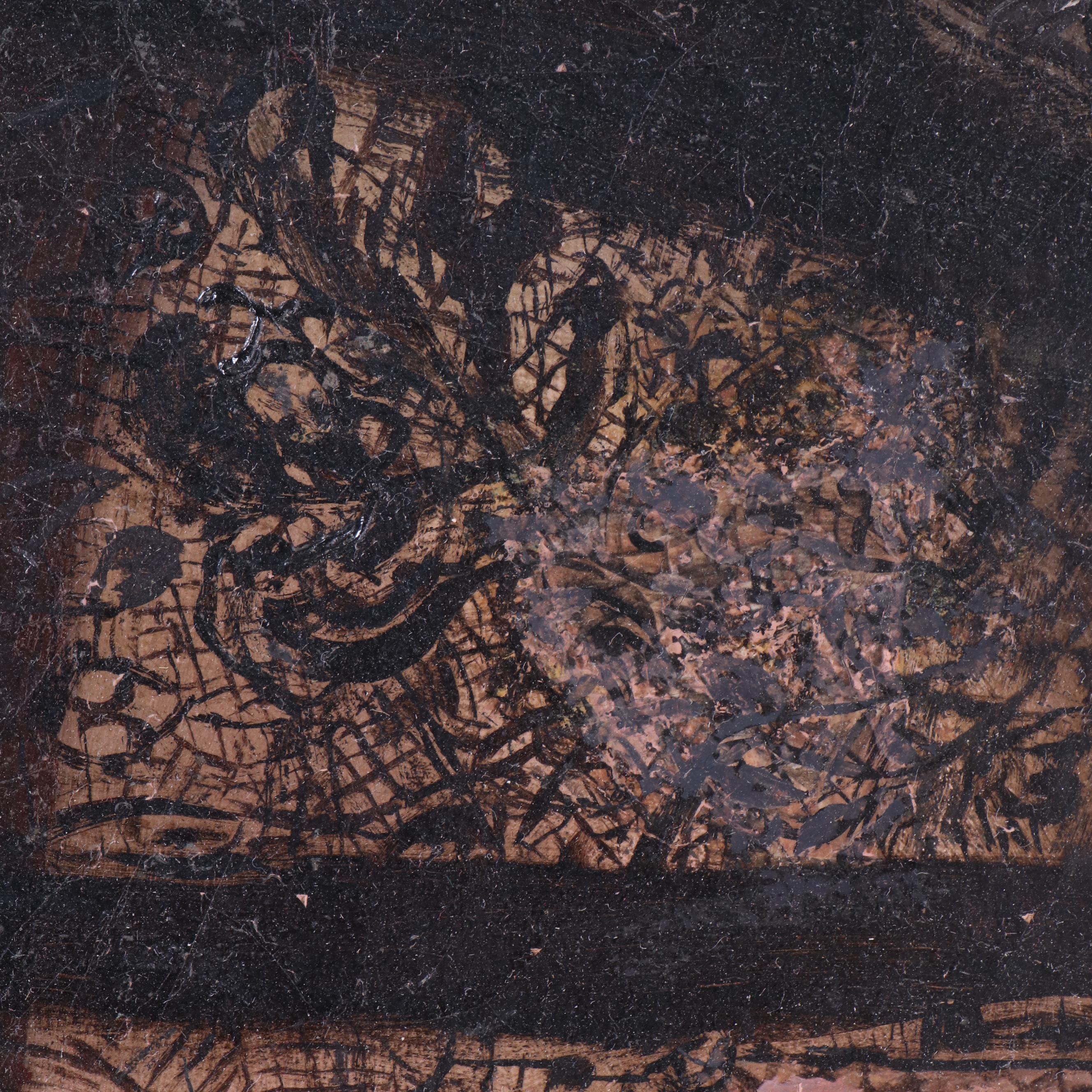 19th Century Portrait Oil Painting of a Widow