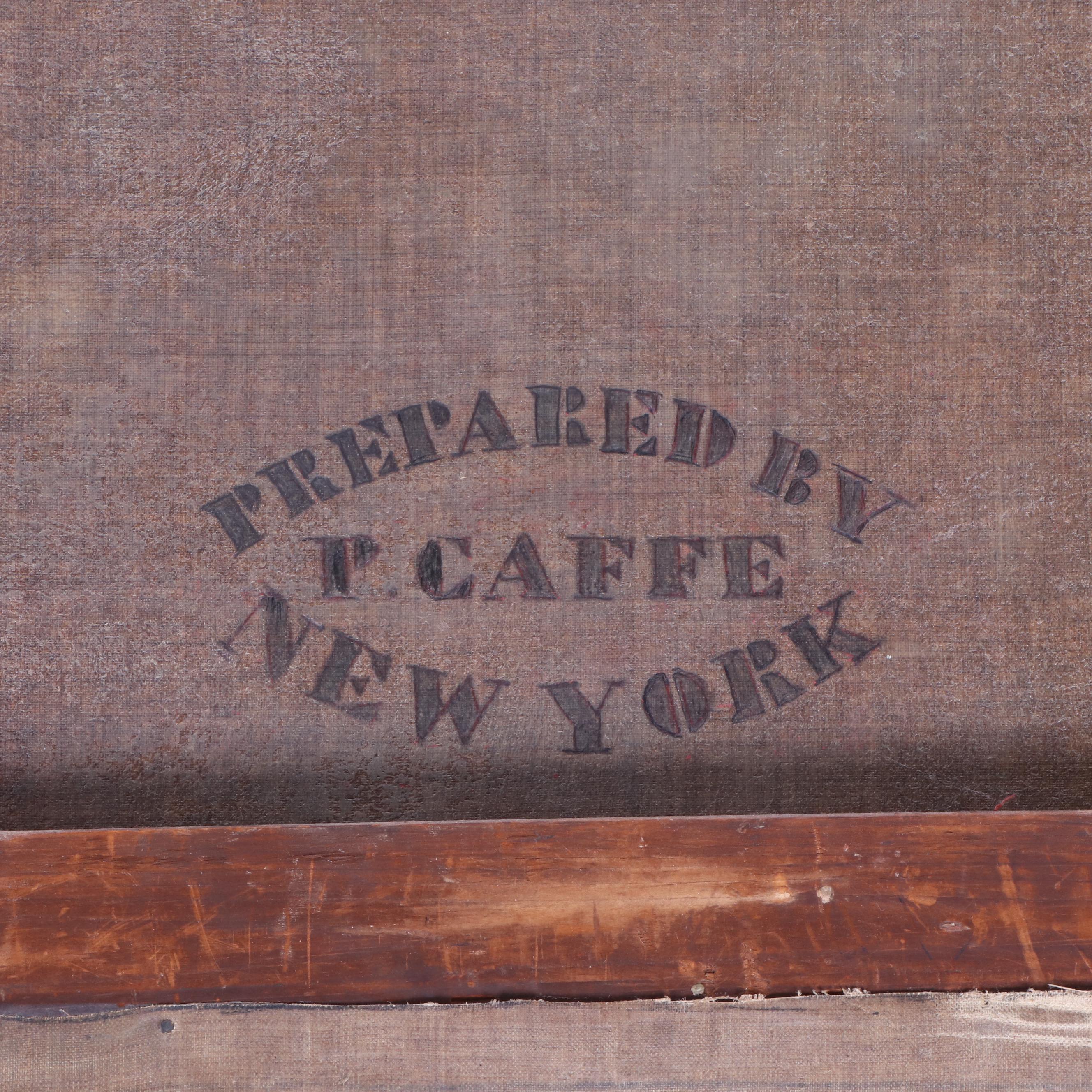 19th Century Portrait Oil Painting of a Widow