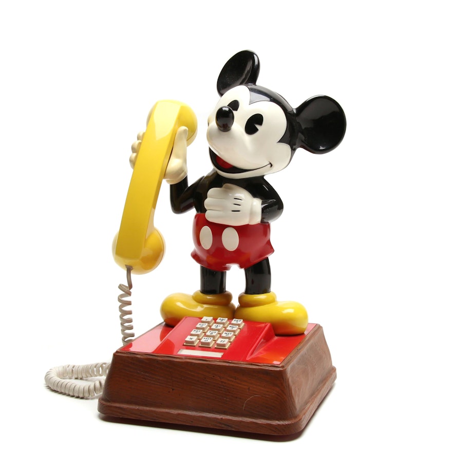 Vintage 1976 Mickey Mouse Phone