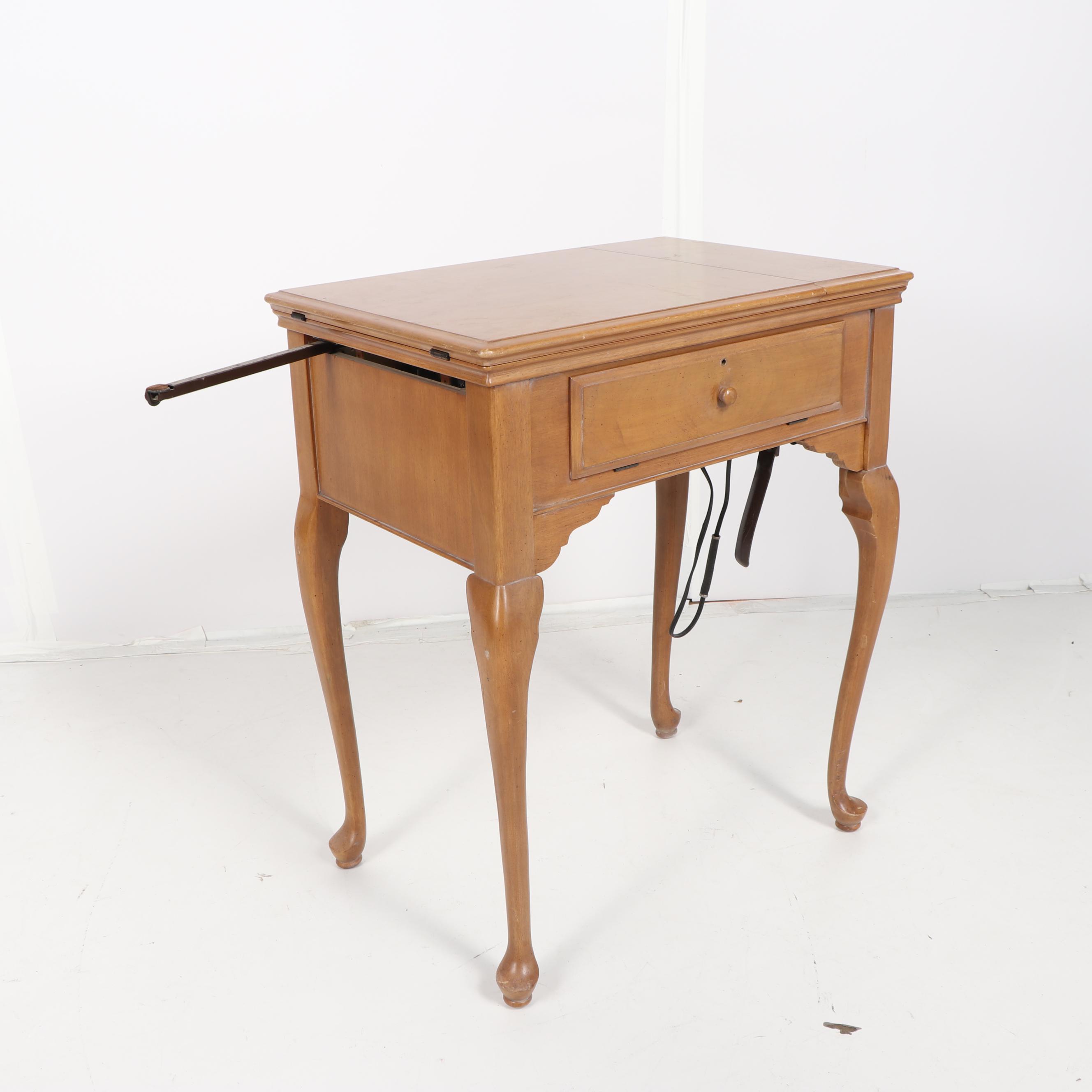 Singer Model 201 Sewing Machine Table, 1946