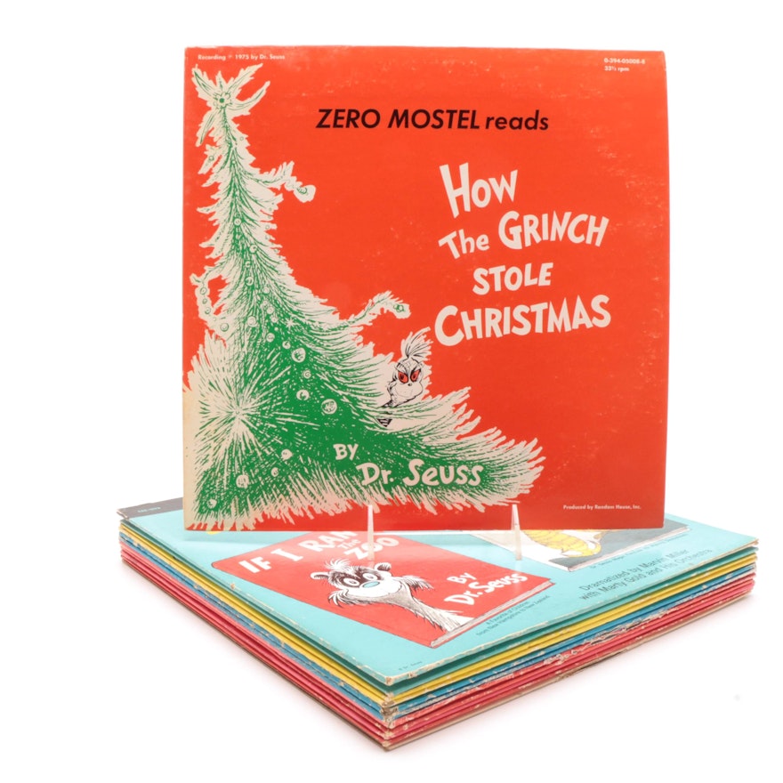 Collection of Dr. Seuss Record Albums