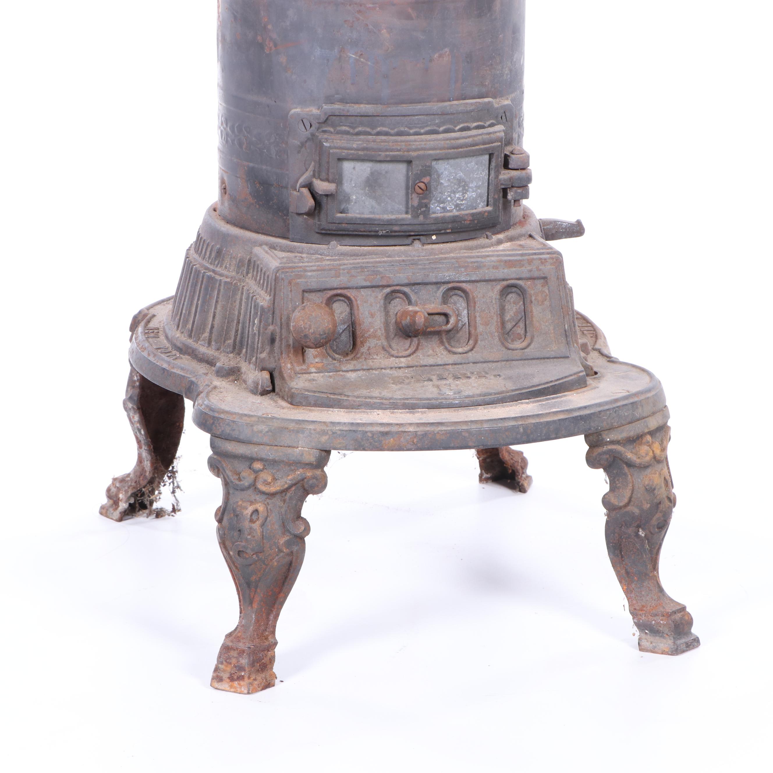 The Union Stove Works "Flirt" Cast Iron Parlor Stove, Early 20th Century