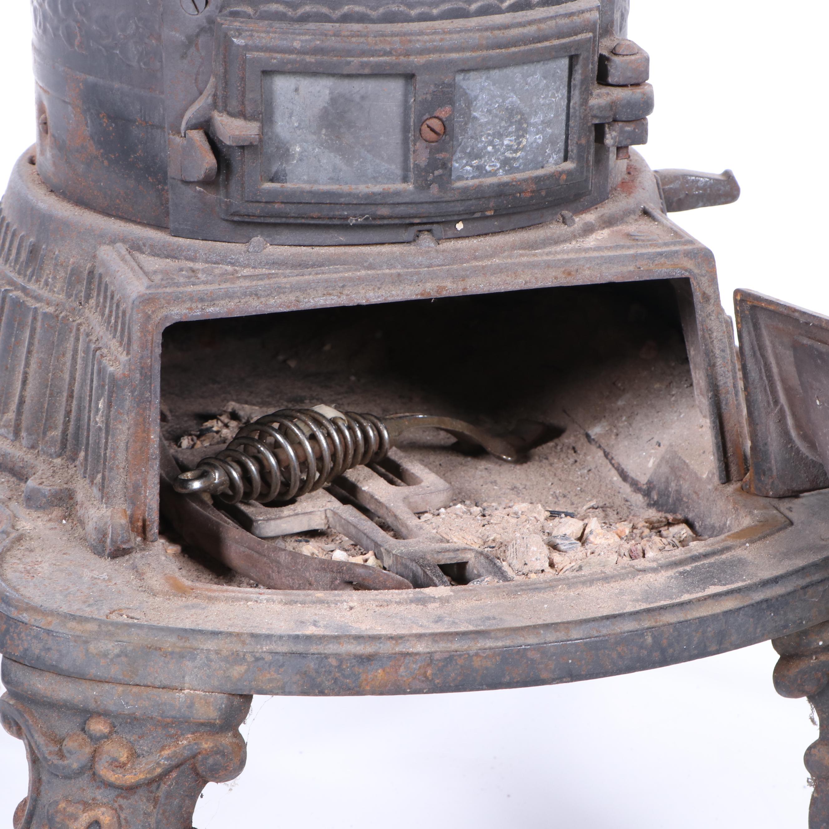 The Union Stove Works "Flirt" Cast Iron Parlor Stove, Early 20th Century
