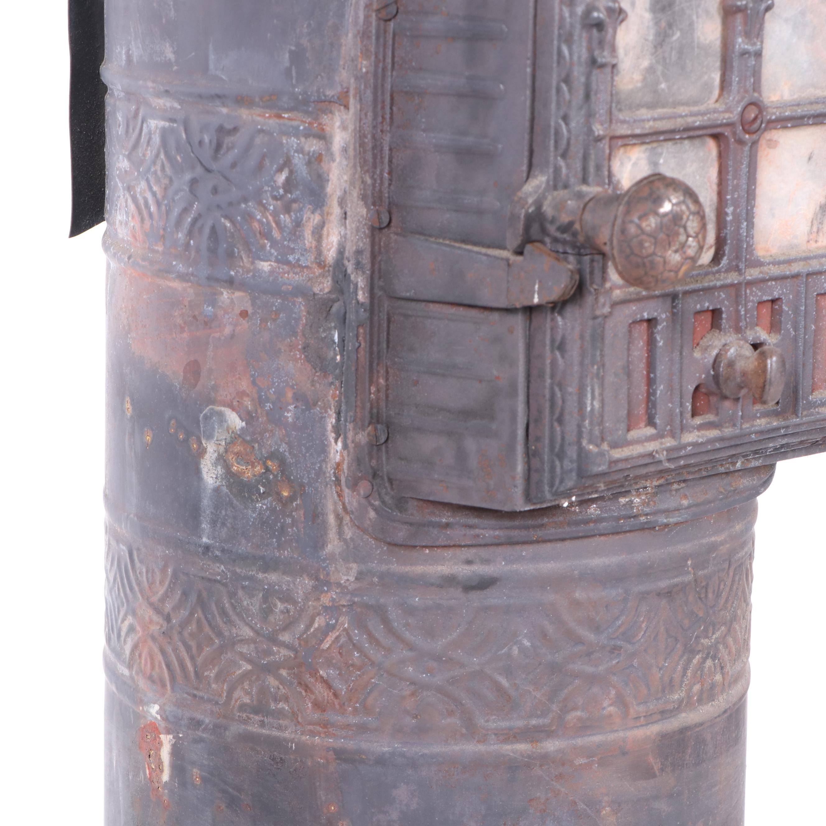 The Union Stove Works "Flirt" Cast Iron Parlor Stove, Early 20th Century