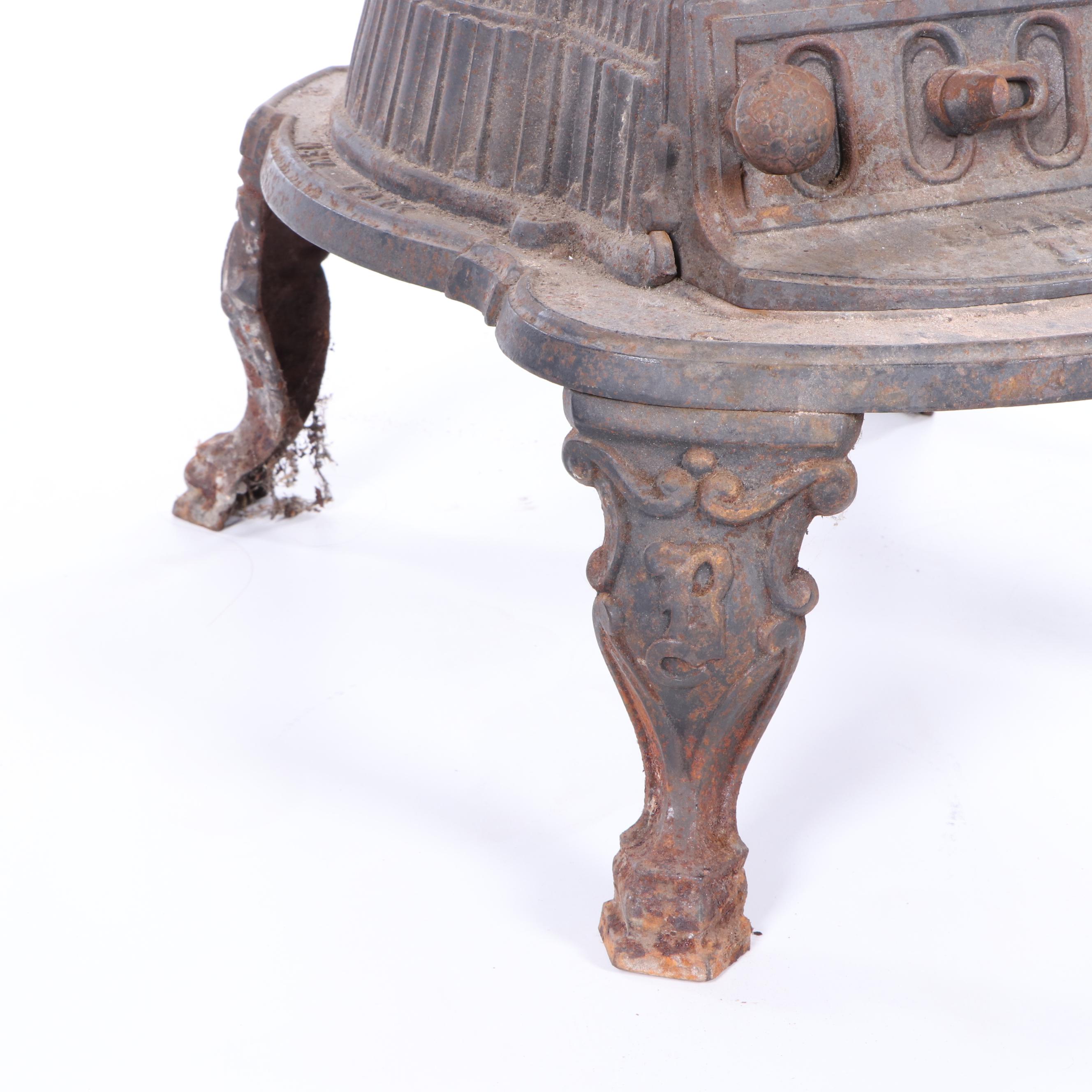 The Union Stove Works "Flirt" Cast Iron Parlor Stove, Early 20th Century