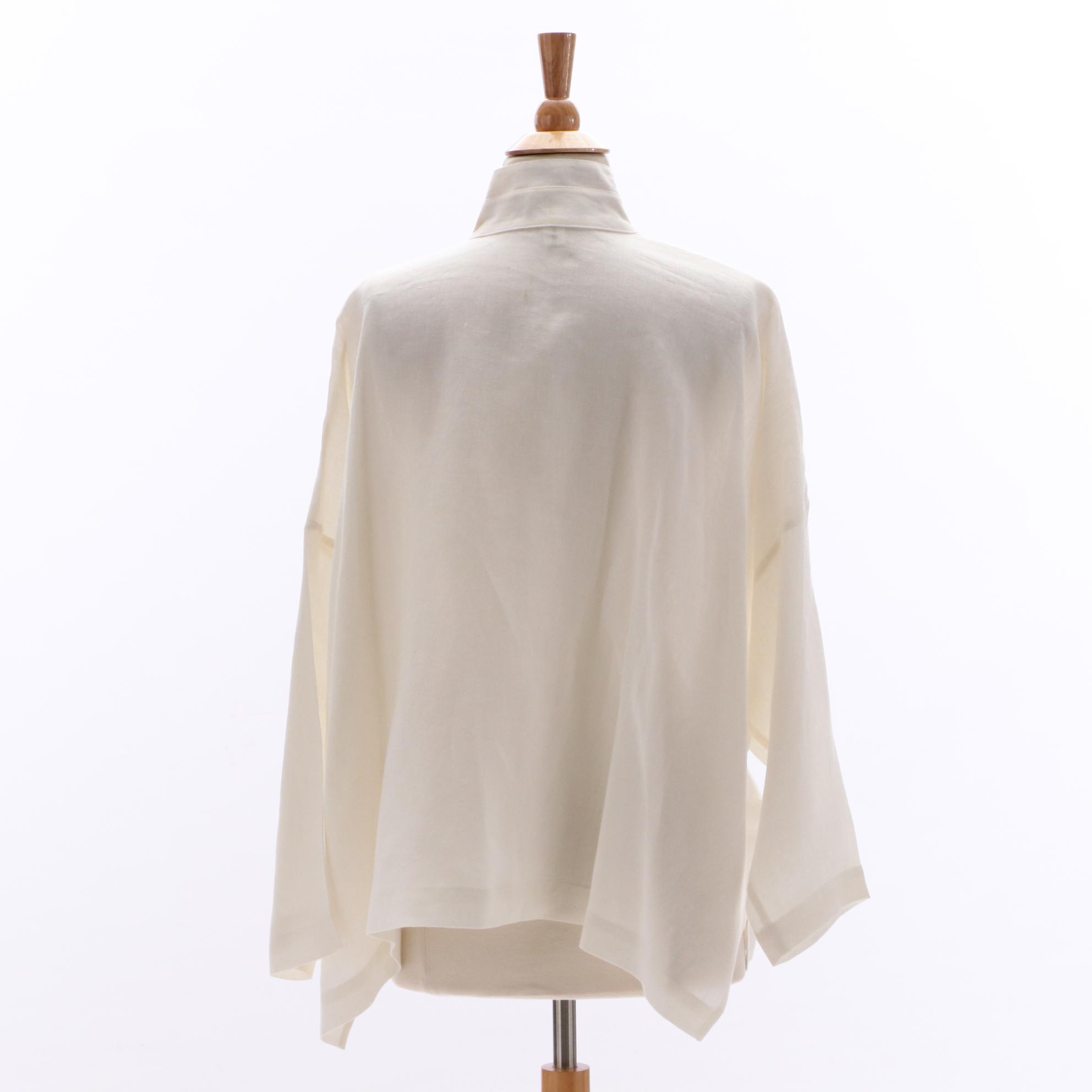 Elm Design Linen Dress and Eskandar Shirts