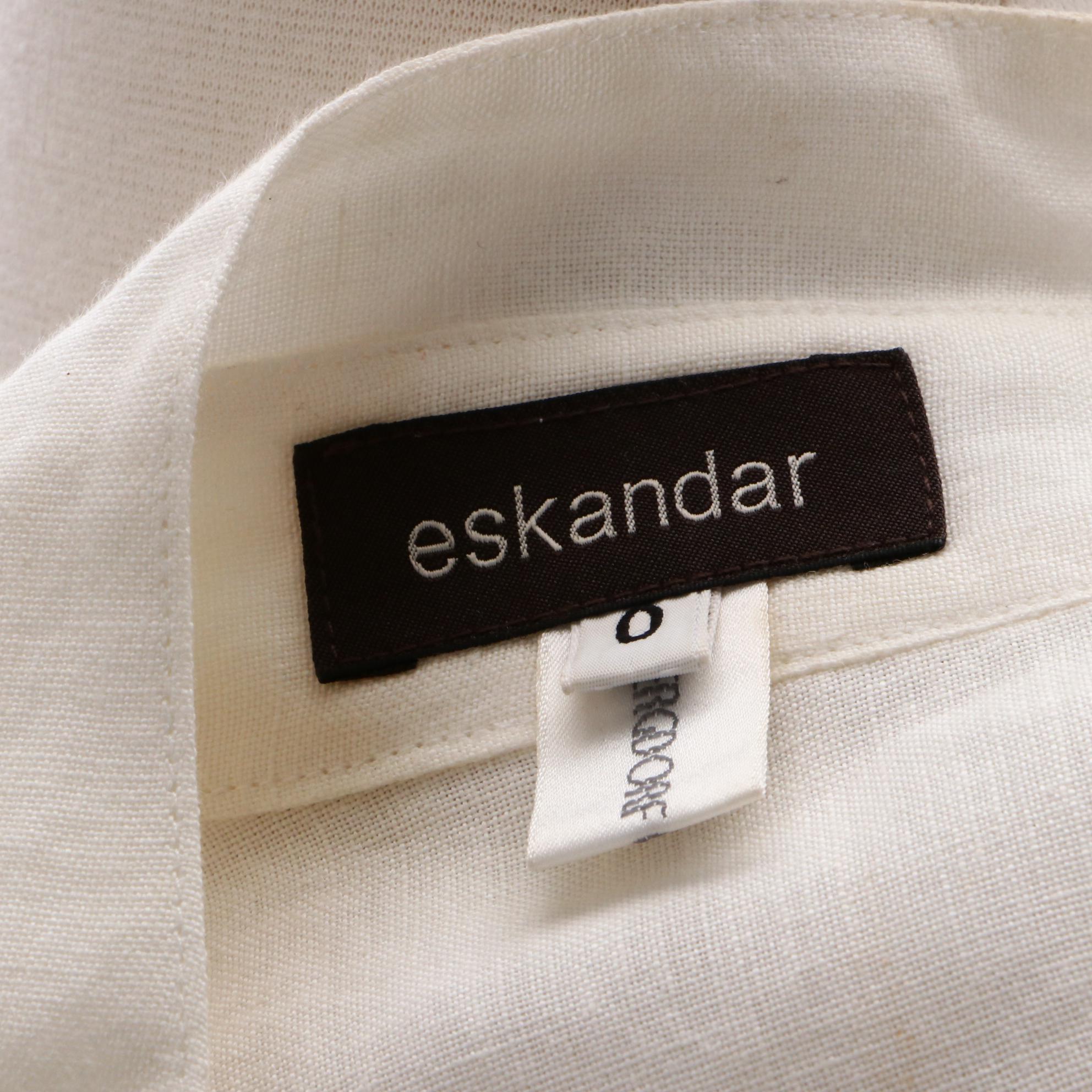 Elm Design Linen Dress and Eskandar Shirts