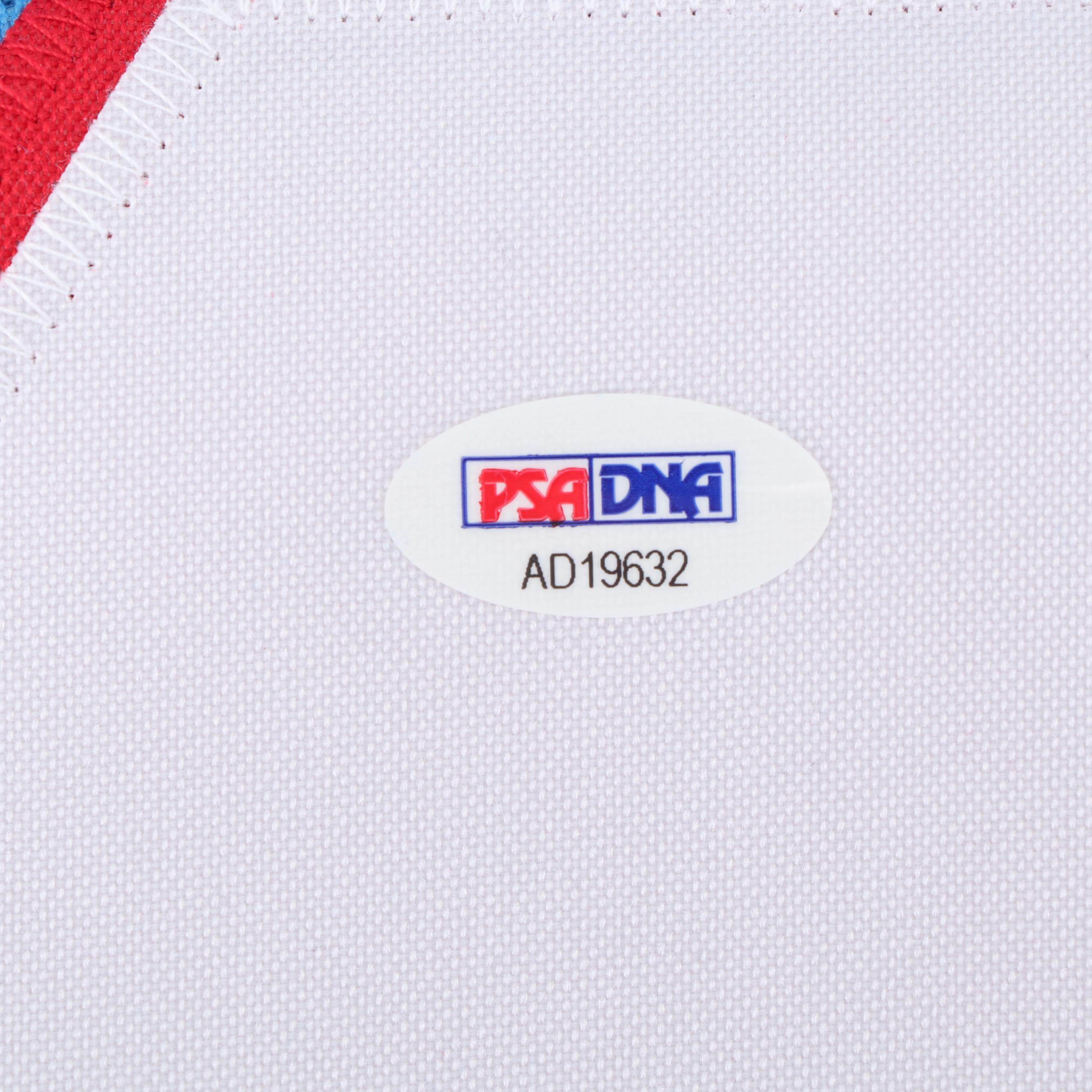 Earl Campbell Autographed Houston Oilers Stats Jersey - PSA/DNA COA