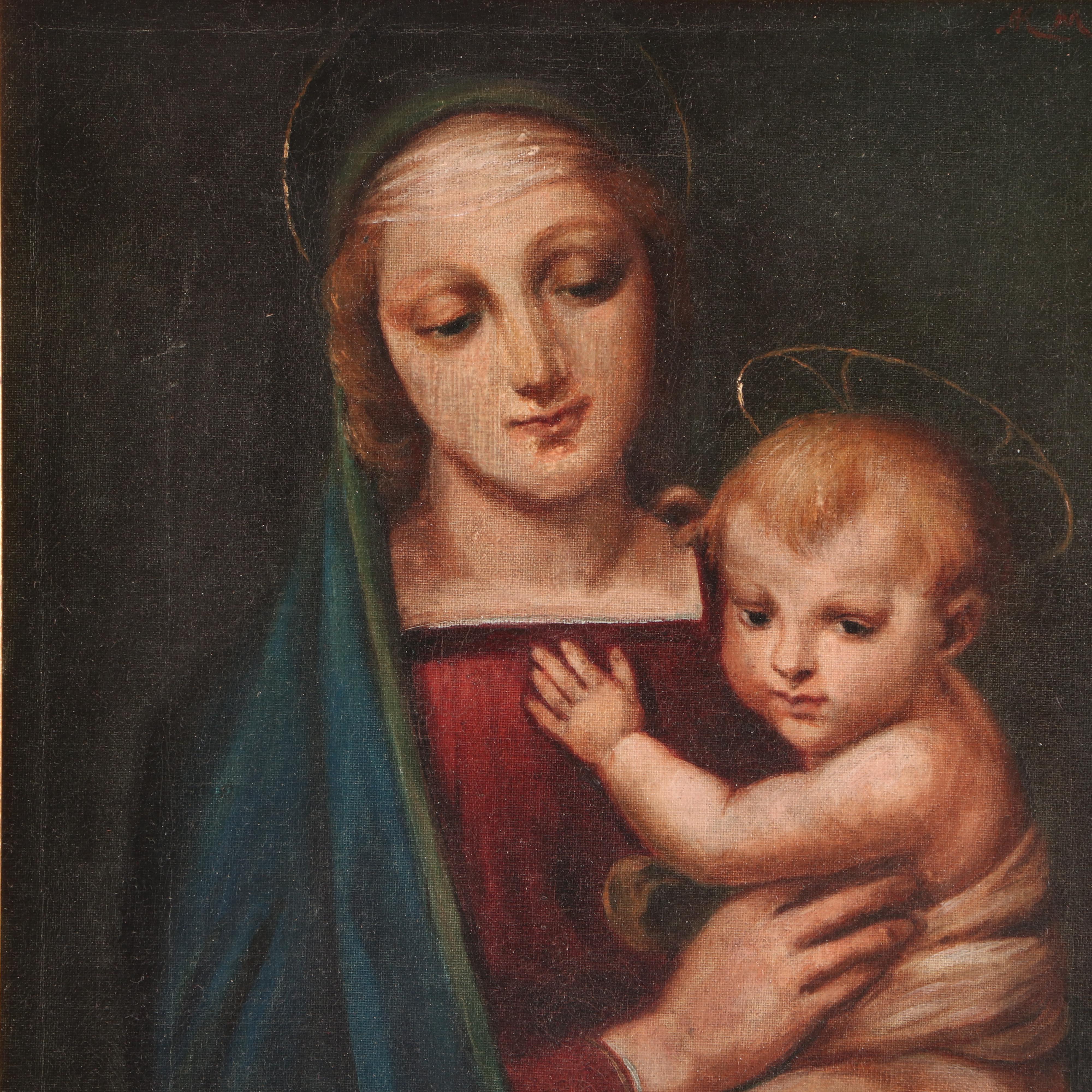 Copy Oil Painting after Raphael "Madonna and Child"