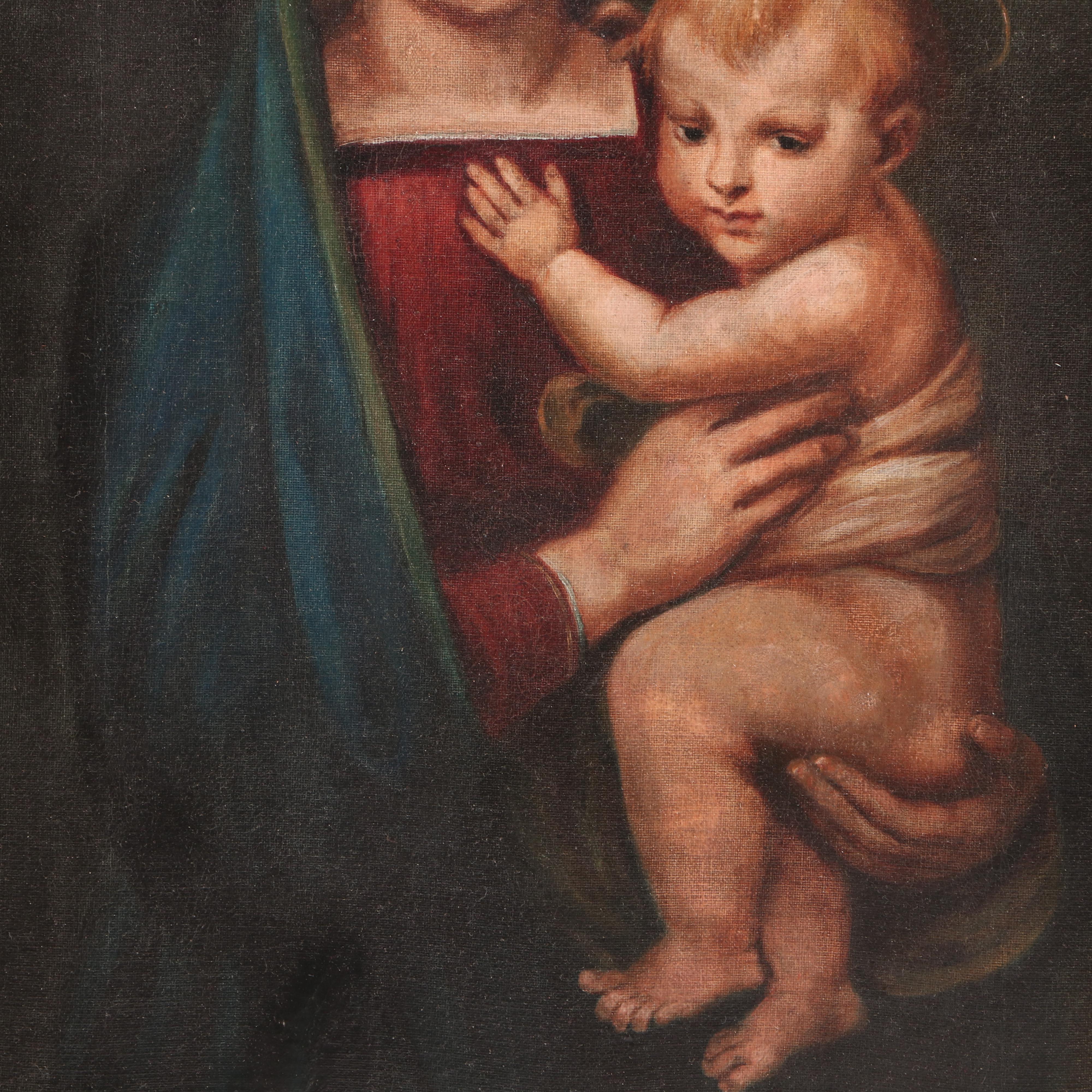 Copy Oil Painting after Raphael "Madonna and Child"