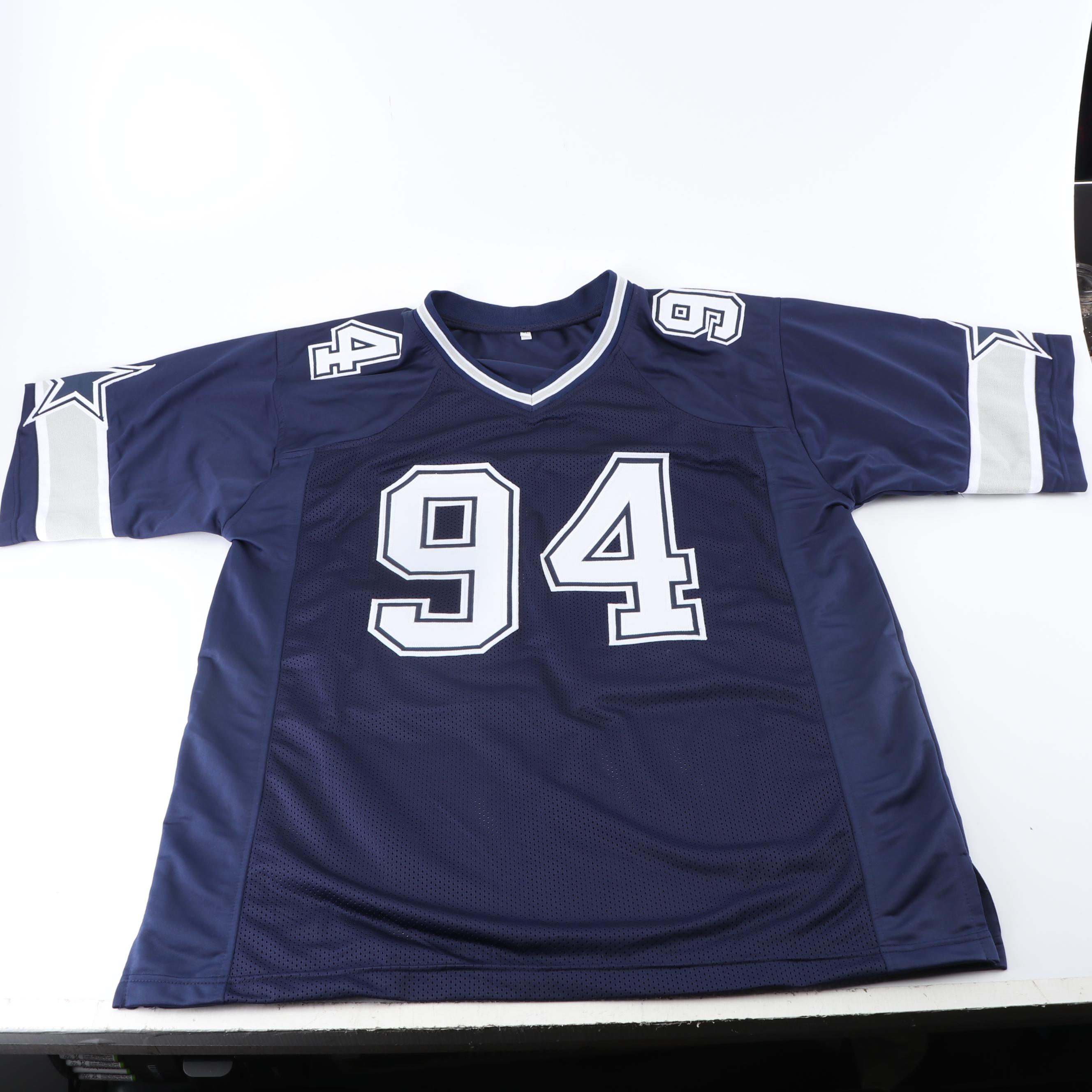 Charles Haley Autographed Dallas Cowboys Replica Jersey - JSA COA