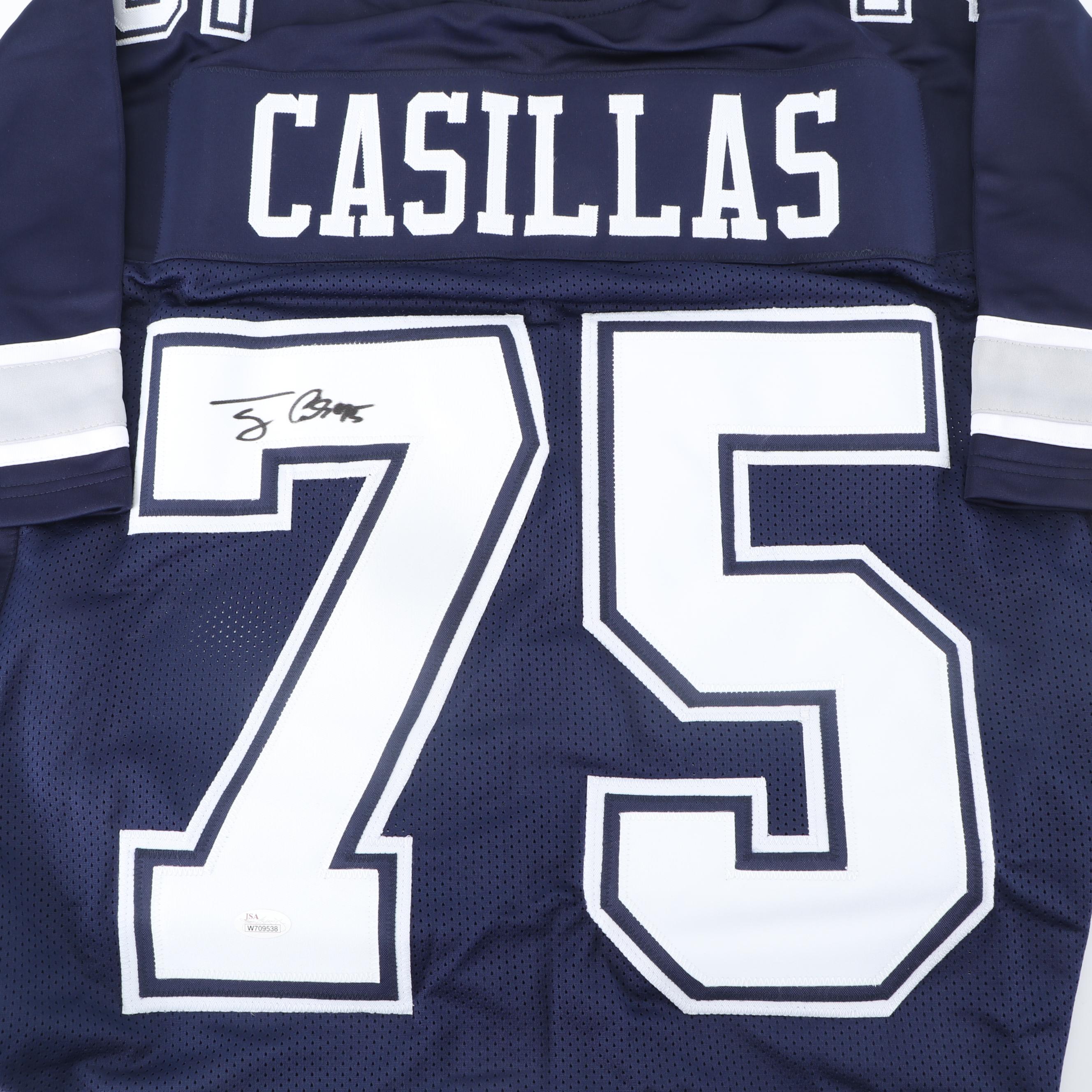 Tony Castillas Signed Dallas Cowboys Jersey