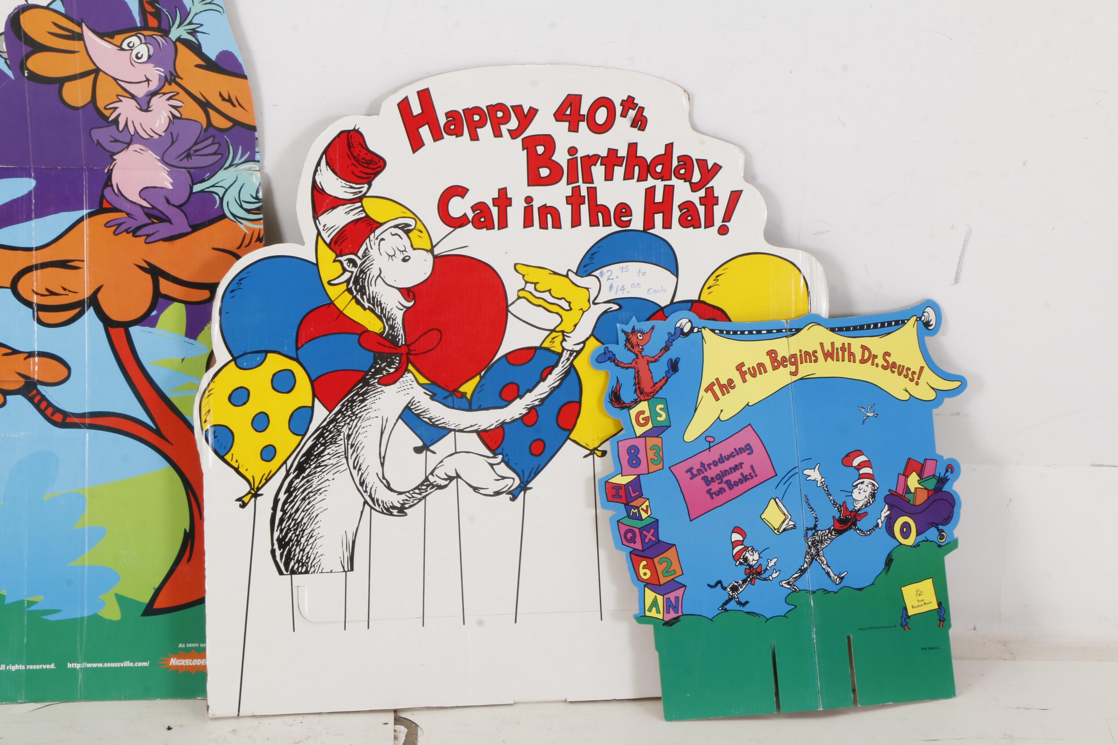 Dr. Seuss Books and Display