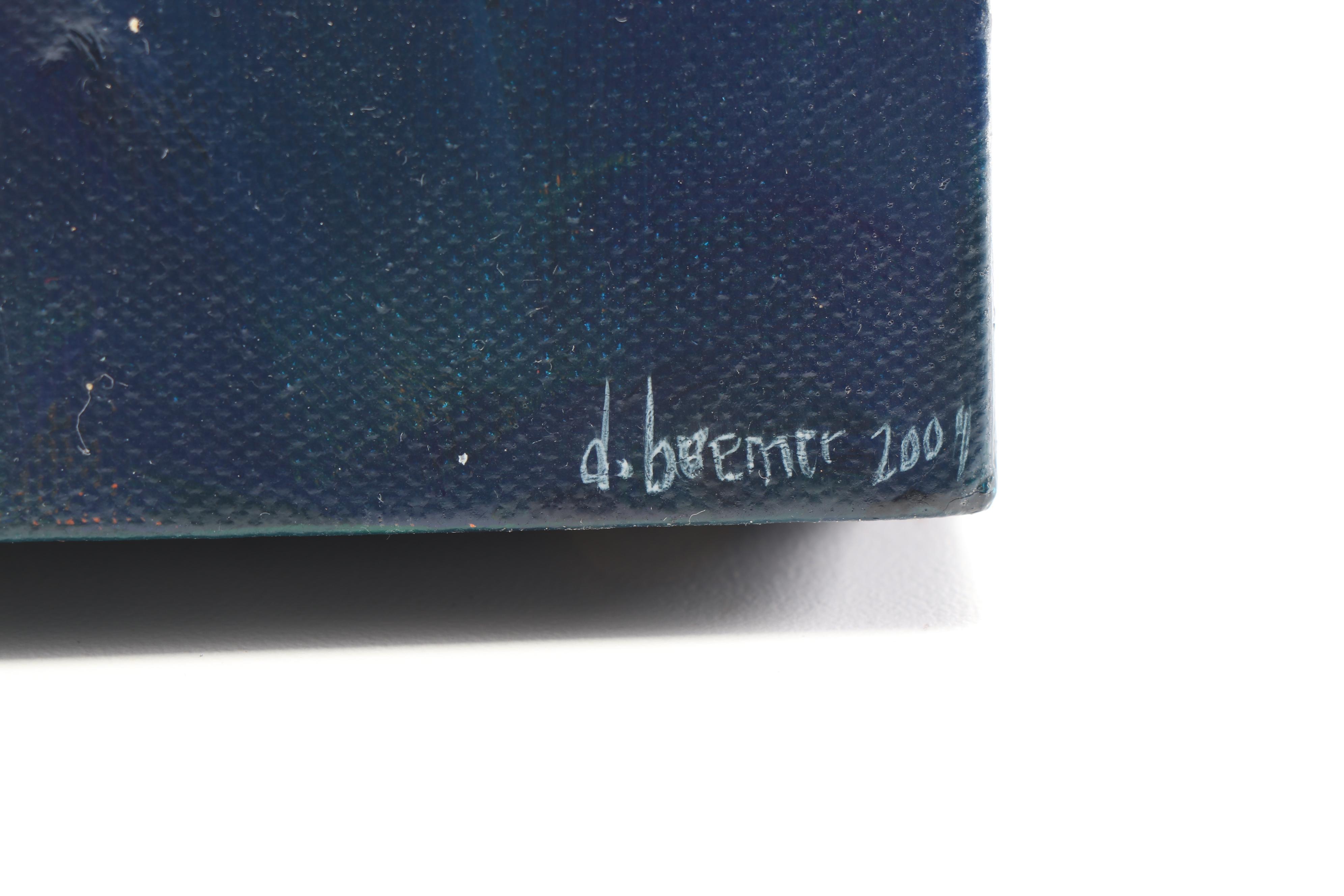 David Beemer Acrylic Painting "The Yellow Tulip"