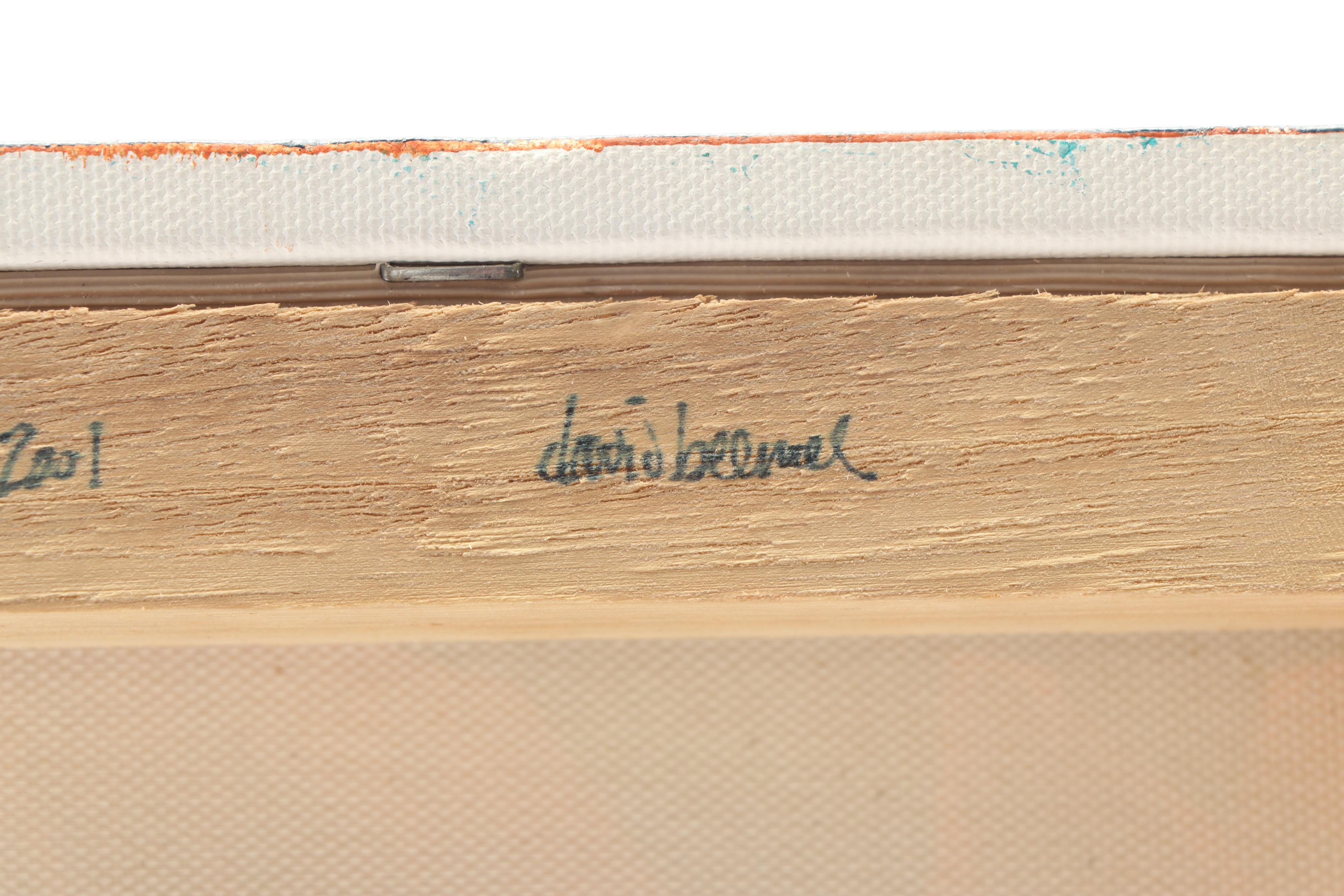 David Beemer Acrylic Painting "The Yellow Tulip"