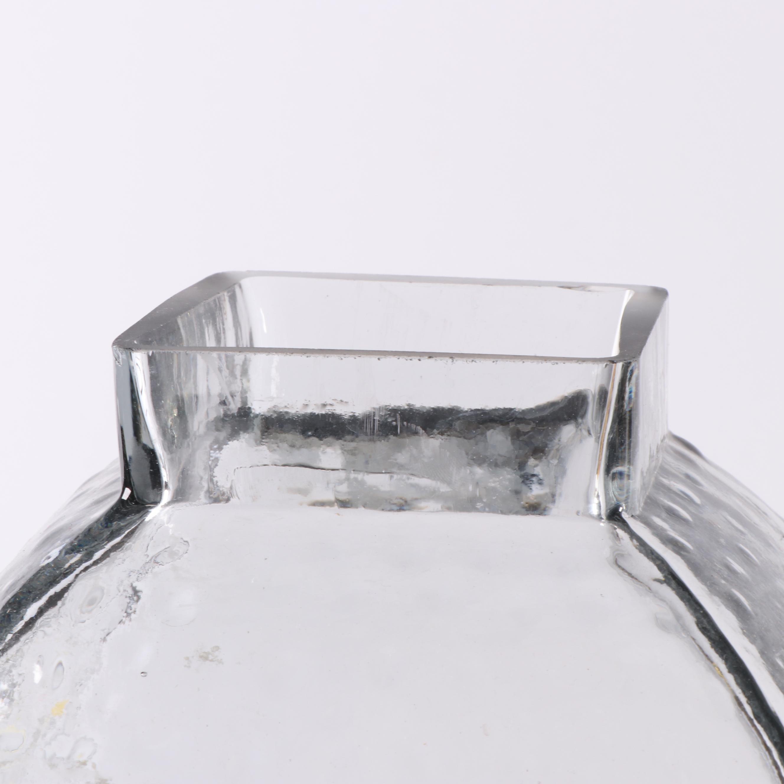 Pair of Metal and Glass Candle Lanterns