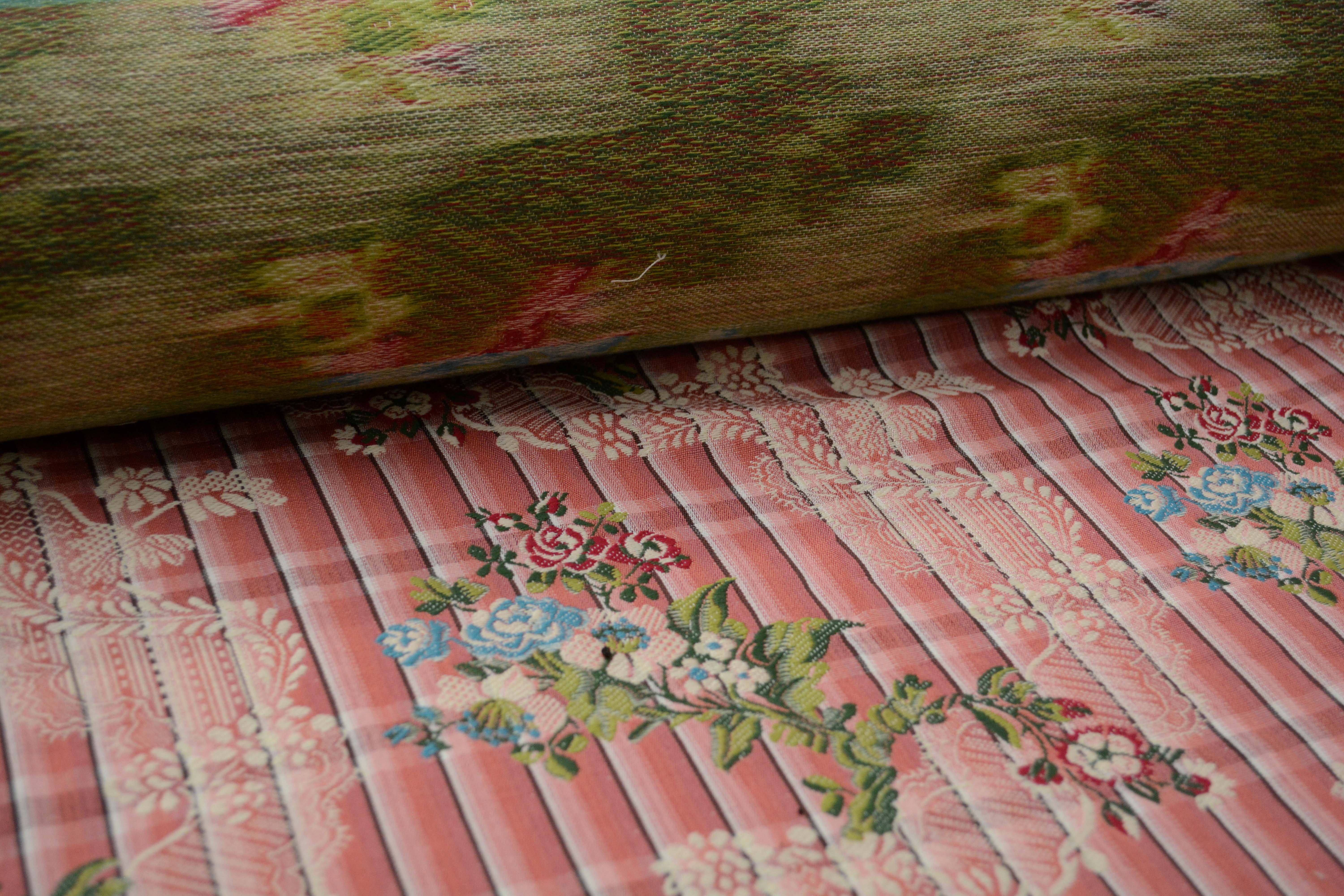 Floral Brocade Upholstery Fabric Bolt