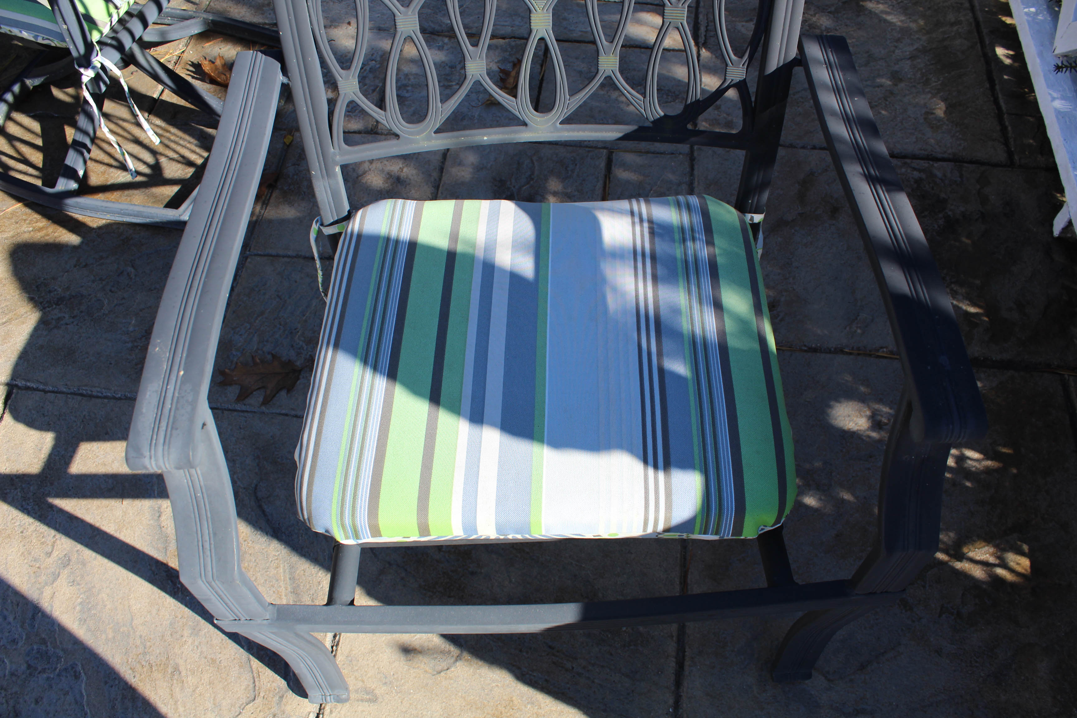 Hampton Bay Outdoor Furniture Set with Glass Top Table